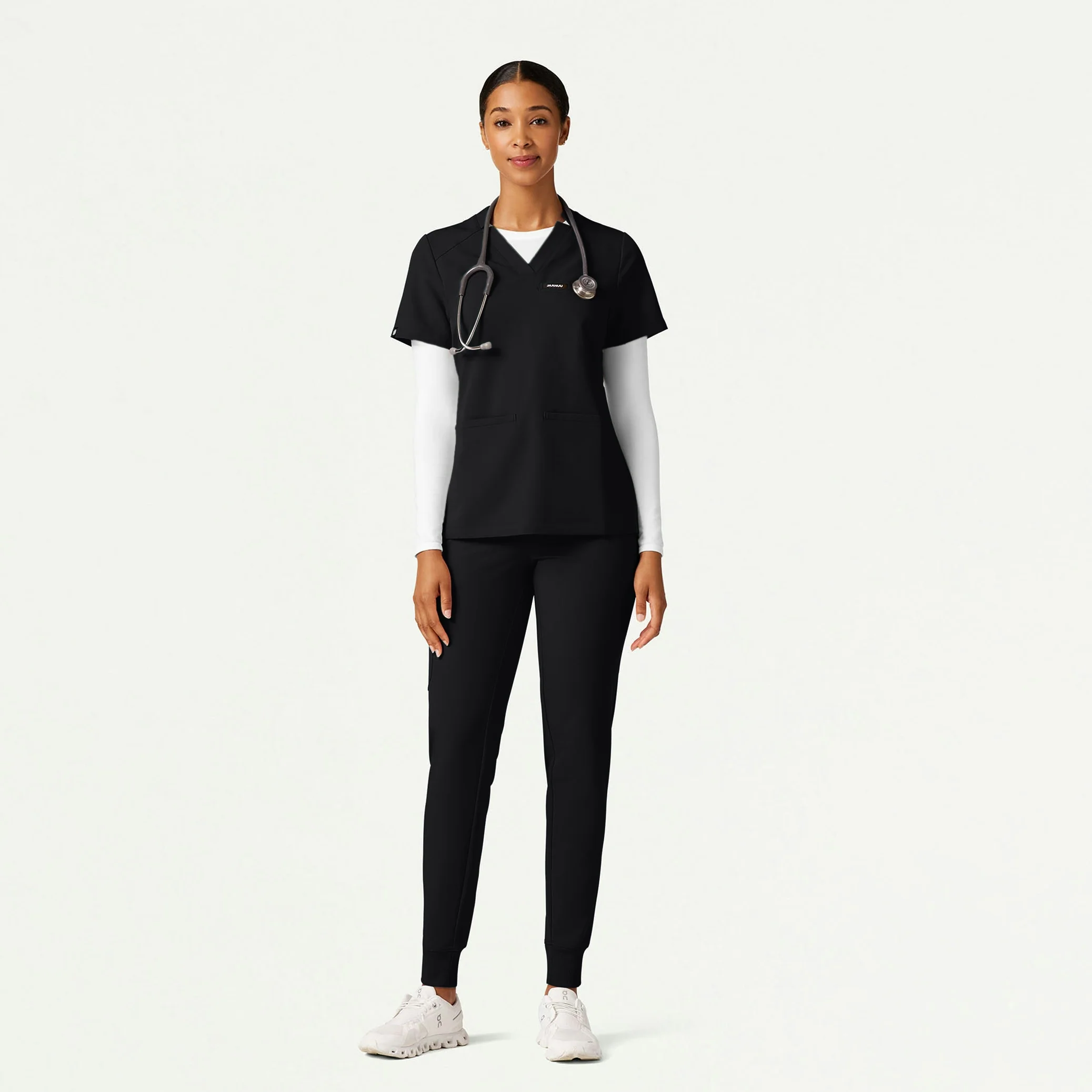 The Zoe Underscrub Set - Black