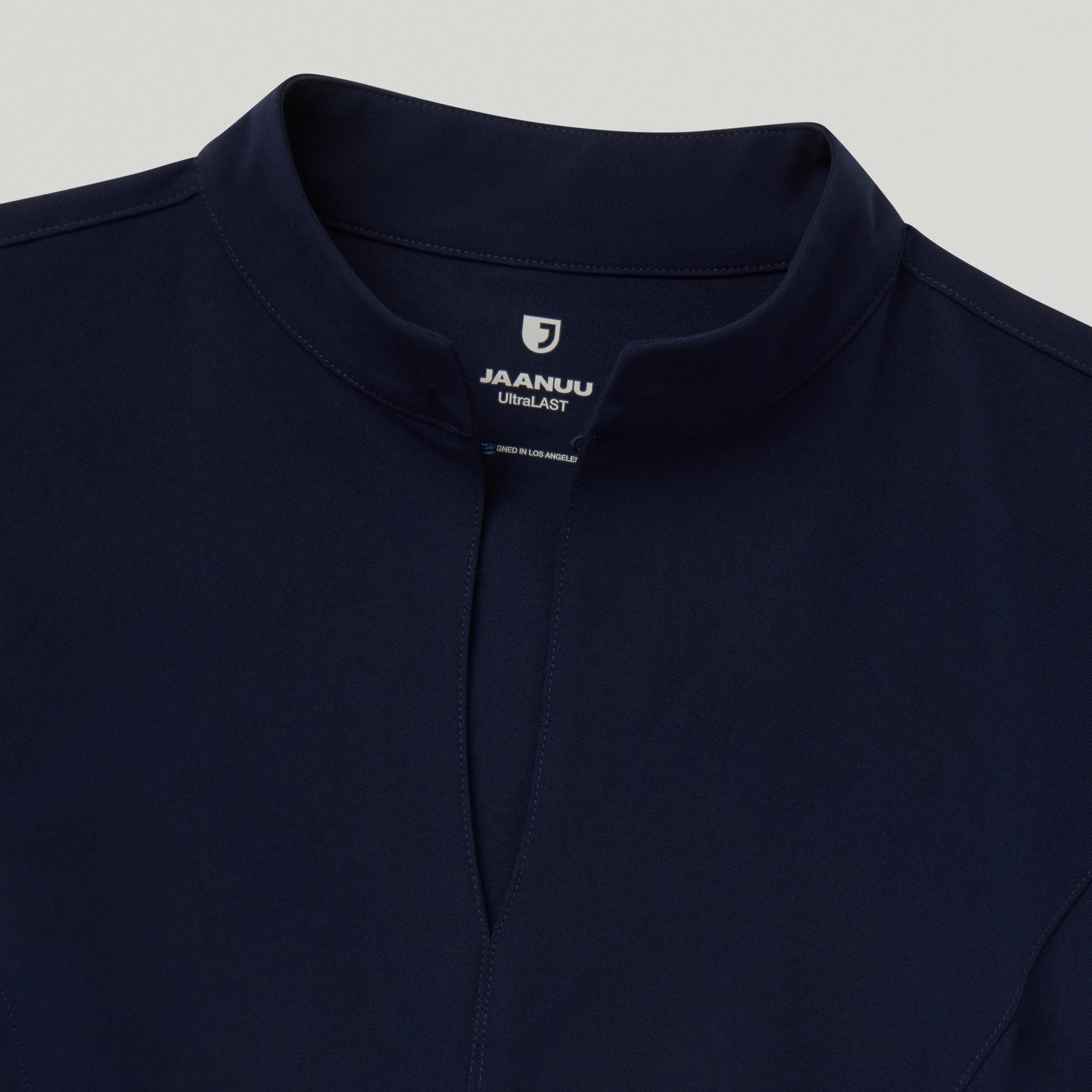 Aria Fit & Flare Scrub Top - Midnight Navy - Image 5