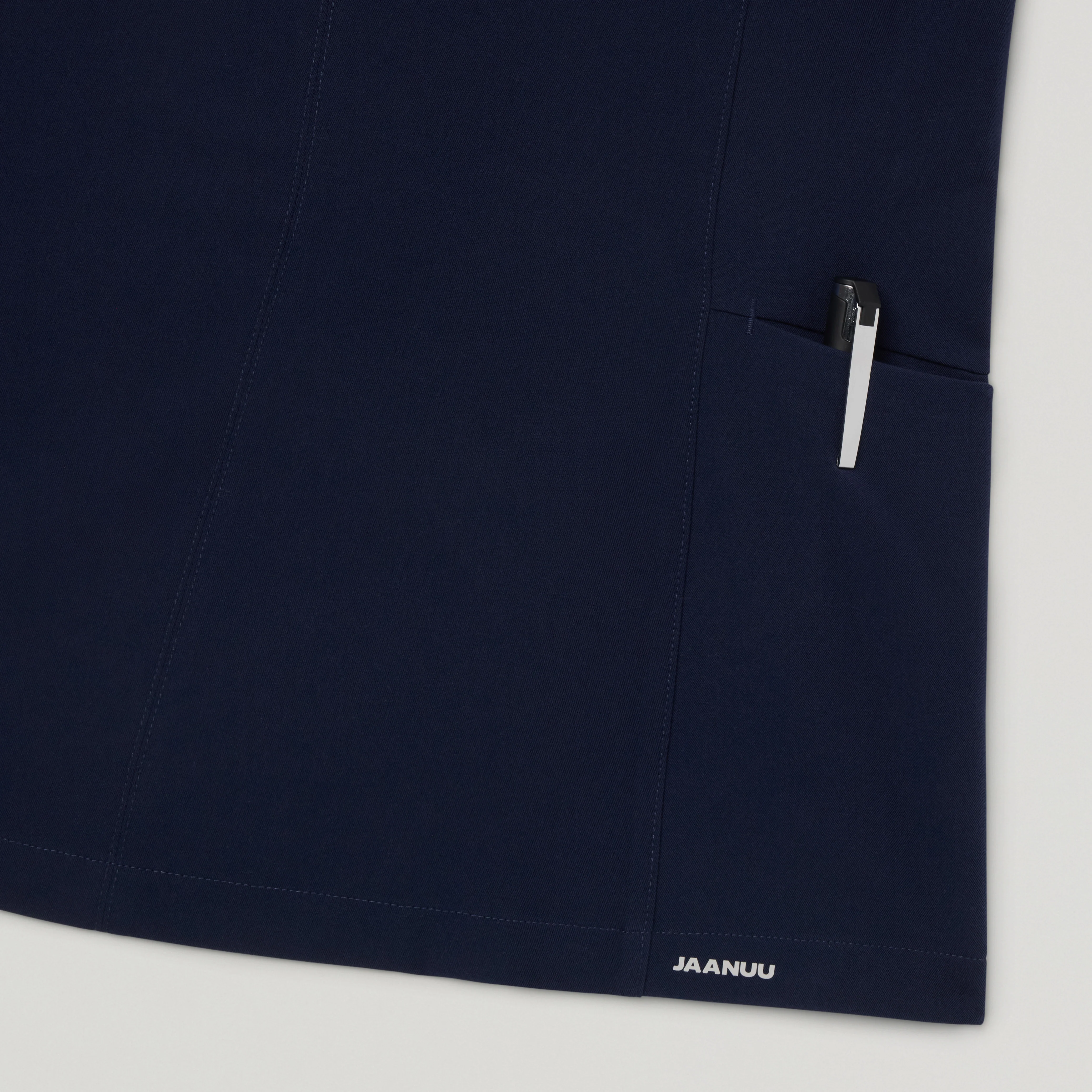 Aria Fit & Flare Scrub Top - Midnight Navy - Image 6