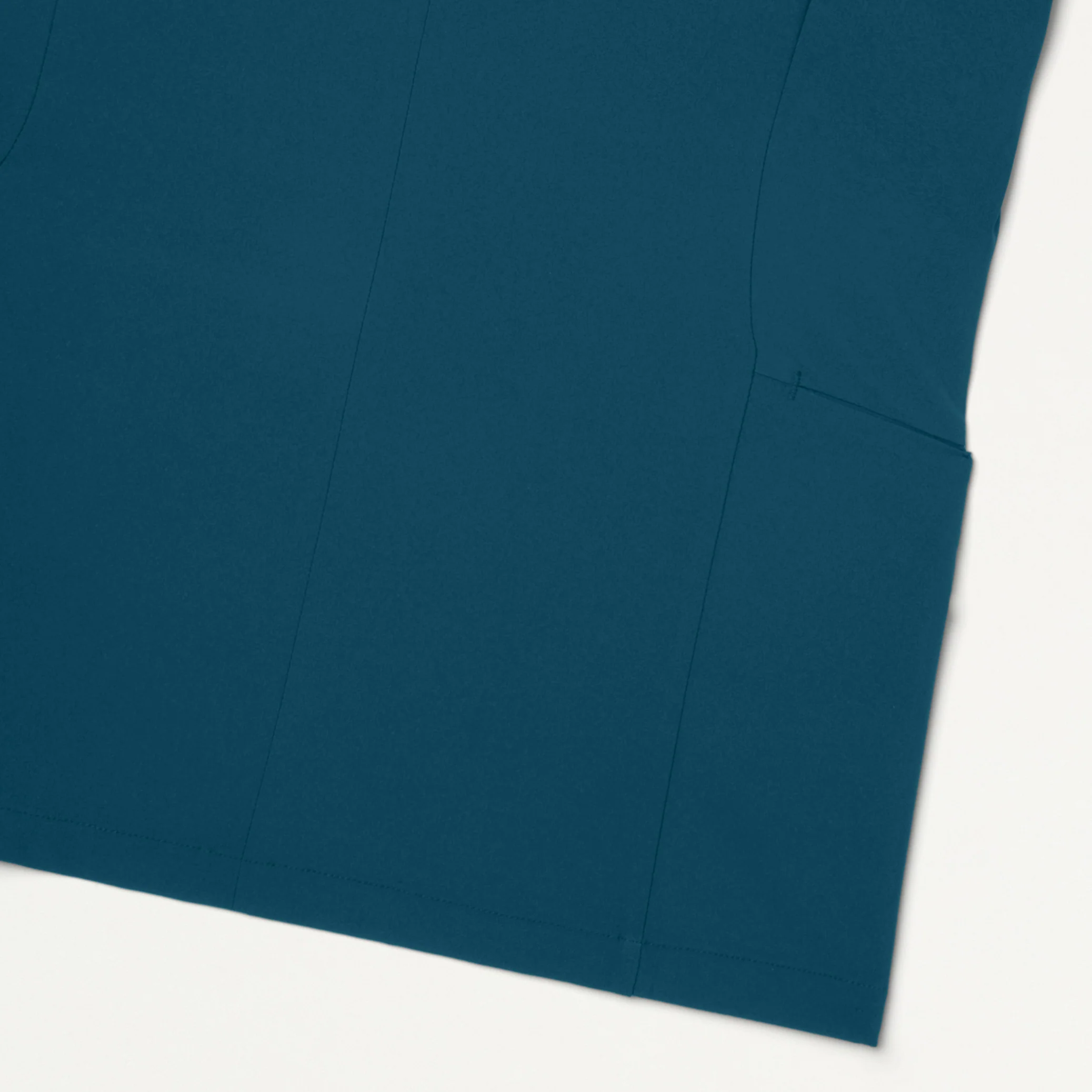 Aria Fit & Flare UltraLITE™ Scrub Top - Caribbean Blue - Image 7