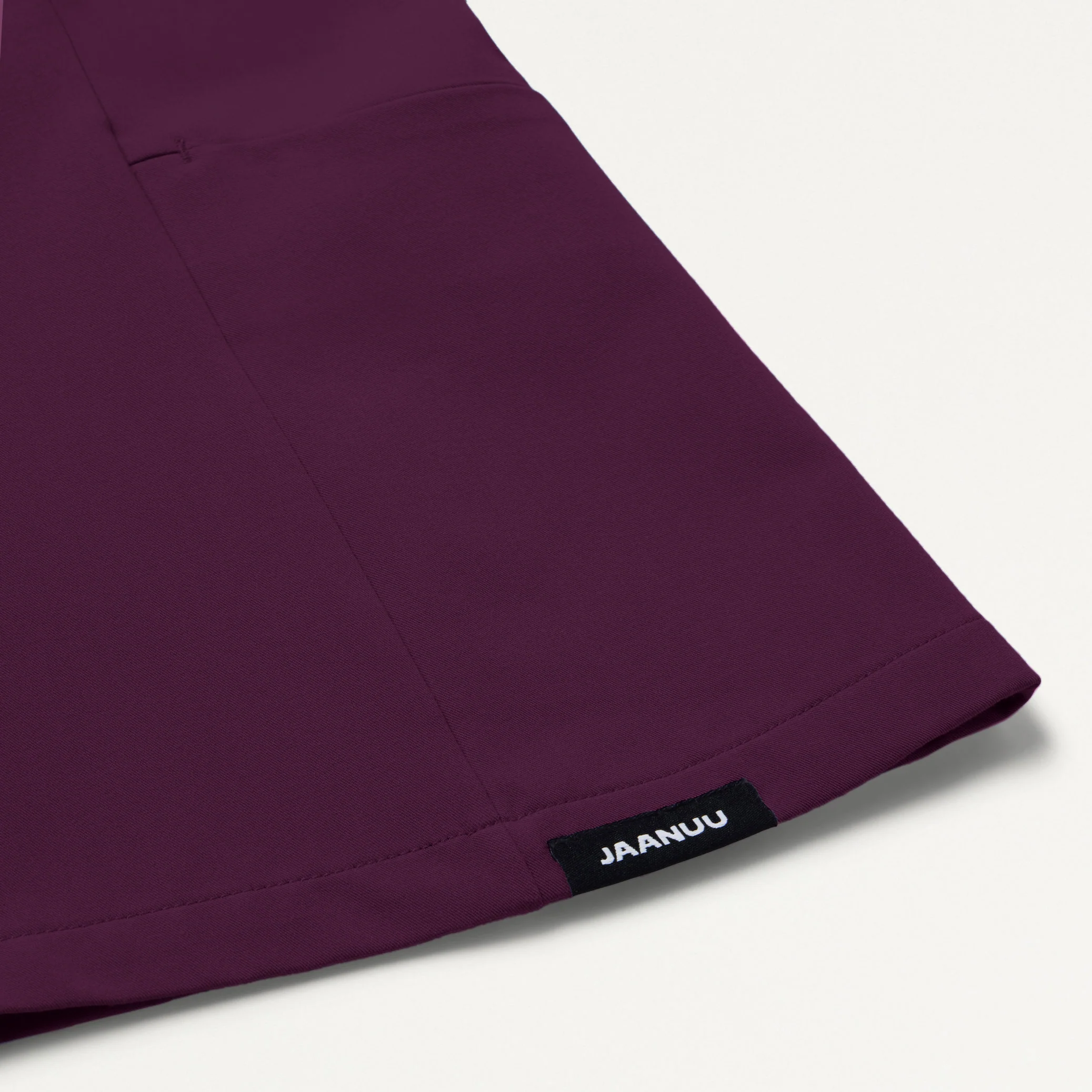 Calix Fit & Flare Scrub Top - Deep Eggplant - Image 6
