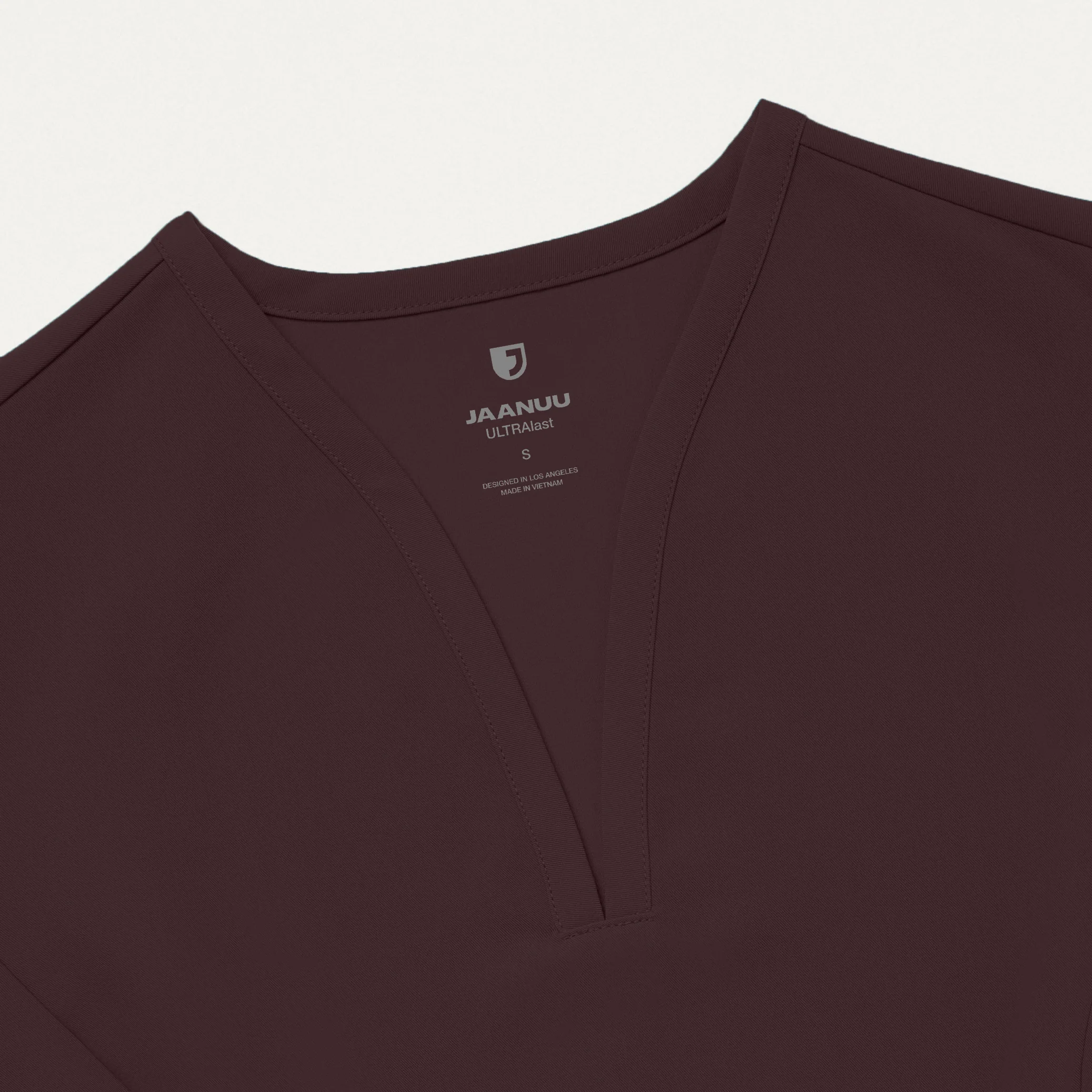 Calix Fit & Flare Scrub Top - Espresso - Image 4