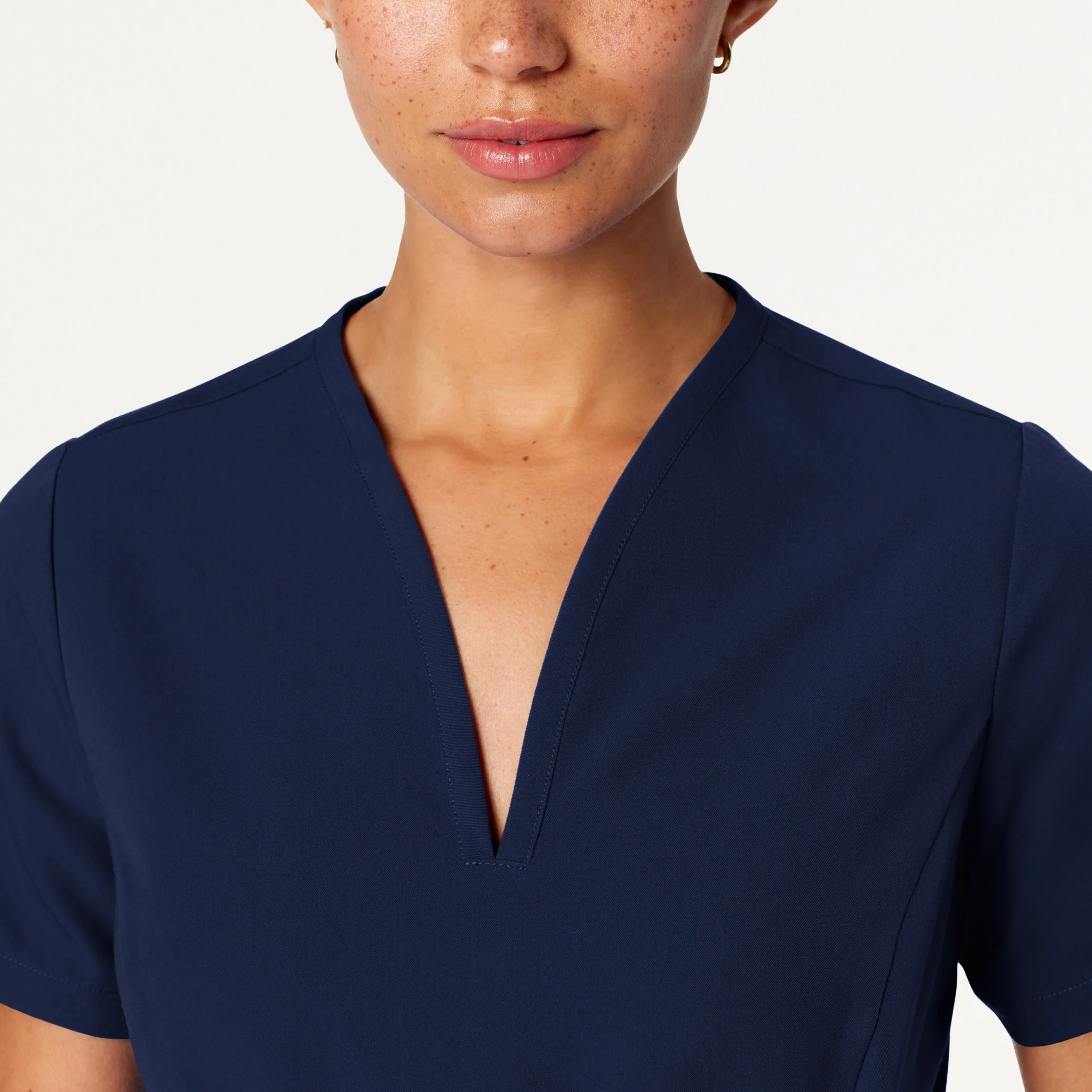 Calix Fit & Flare Scrub Top - Midnight Navy - Image 4