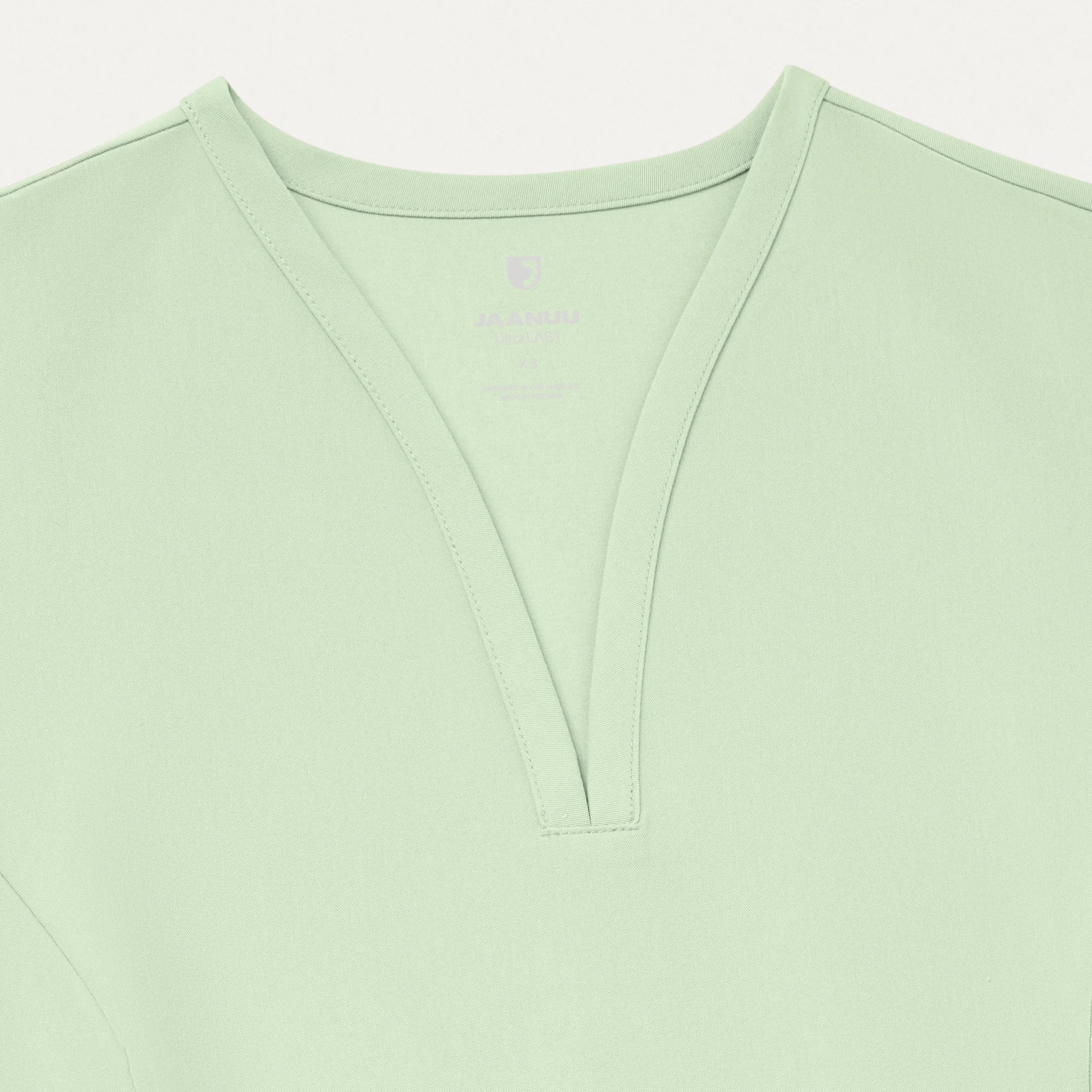 Calix Fit & Flare Scrub Top - Mint - Image 5