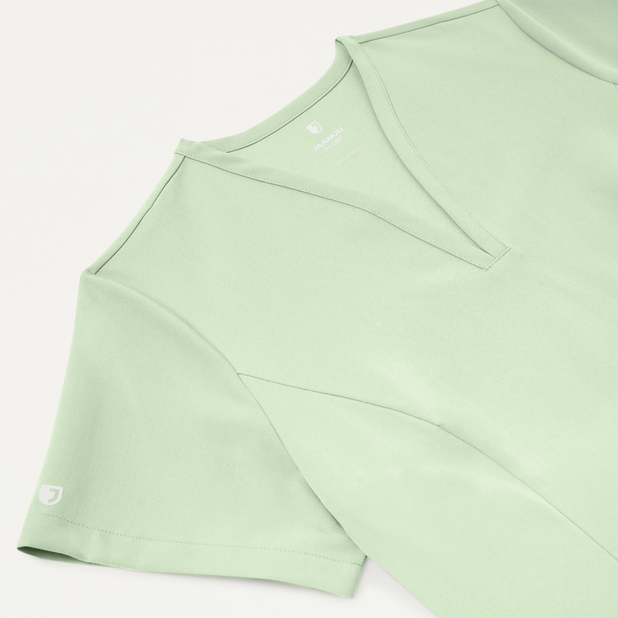 Calix Fit & Flare Scrub Top - Mint - Image 6