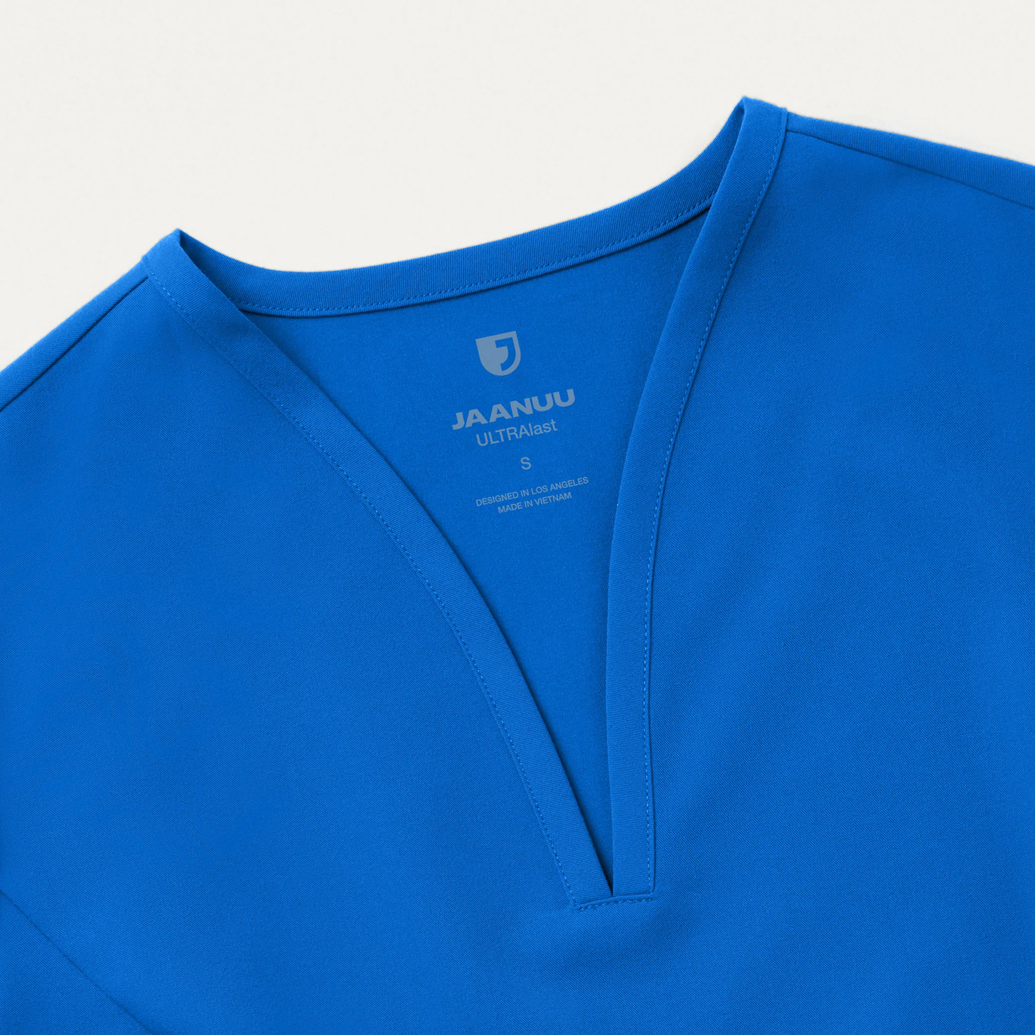 Calix Fit & Flare Scrub Top - Royal Blue - Image 8