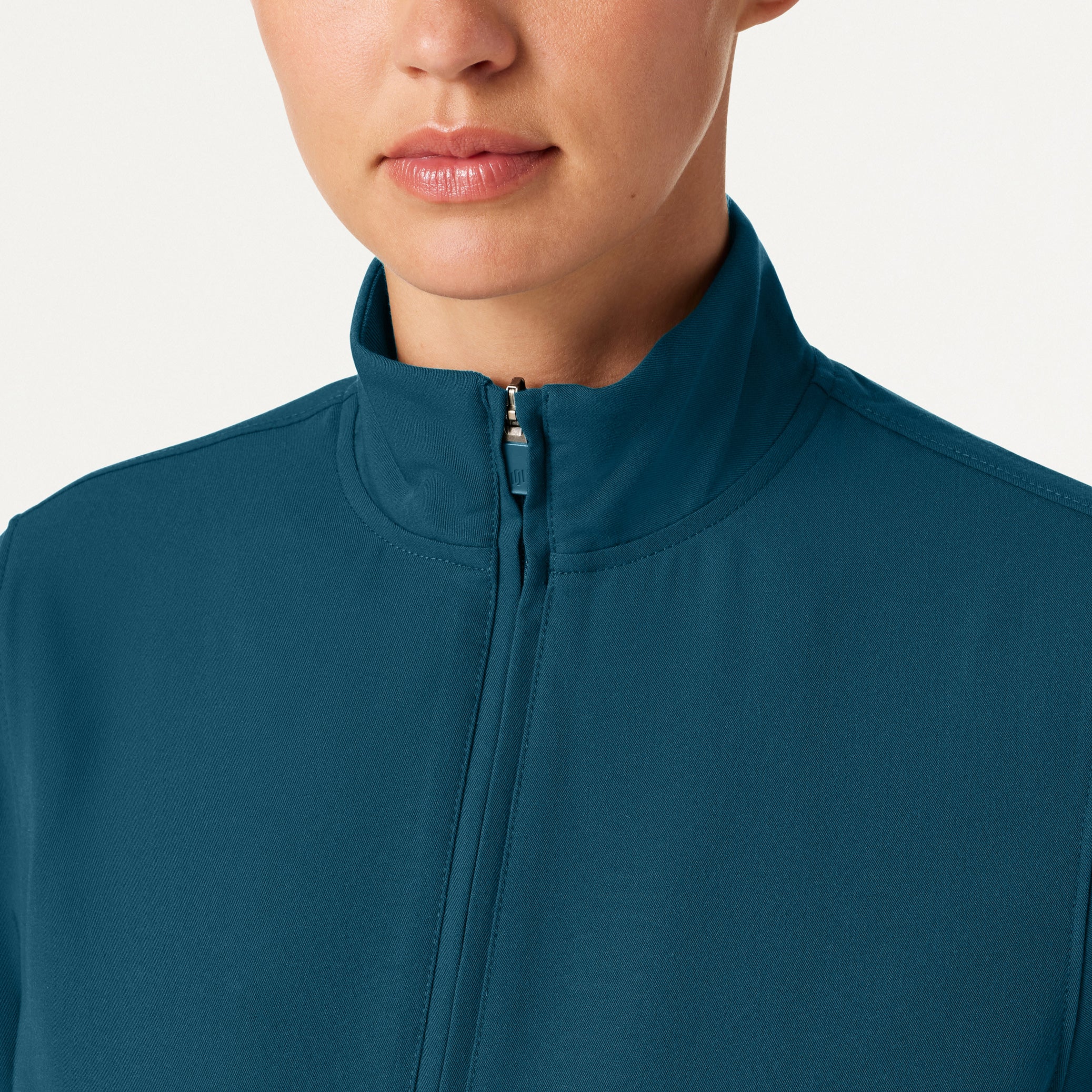 Ceri Essential 6-Pocket Scrub Jacket - Caribbean Blue - Image 4