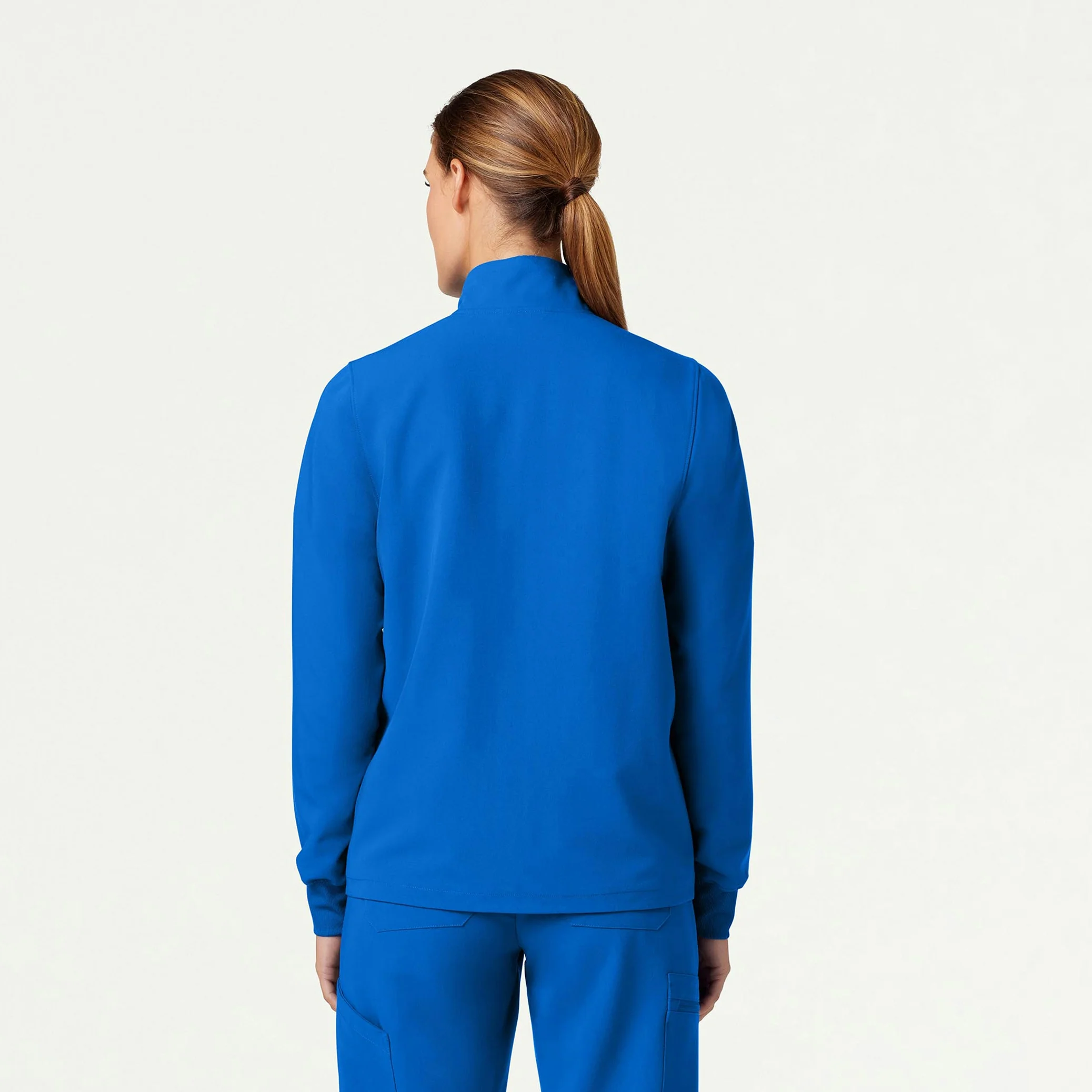 Ceri Essential 6-Pocket Scrub Jacket - Royal Blue - Image 4