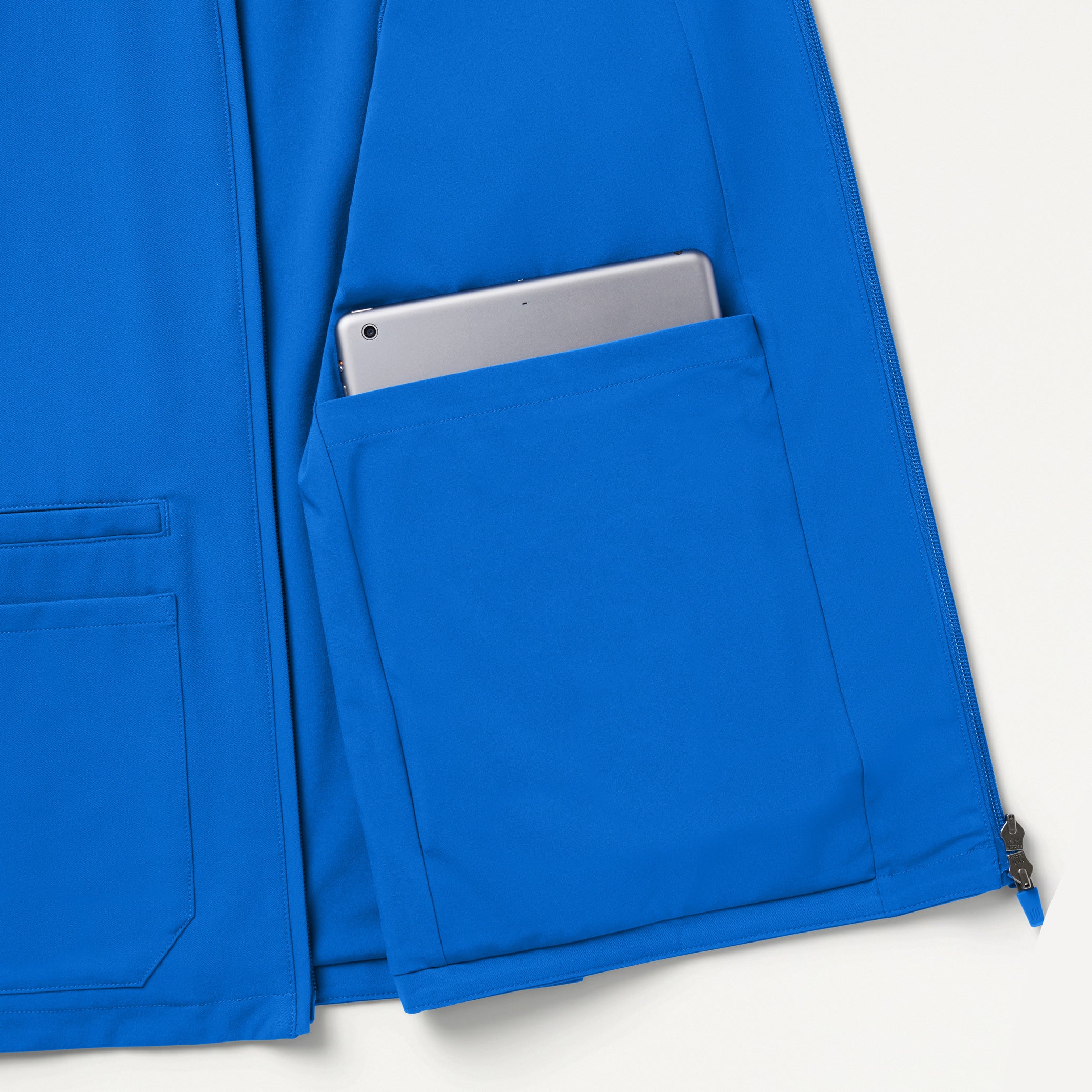 Ceri Essential 6-Pocket Scrub Jacket - Royal Blue - Image 9