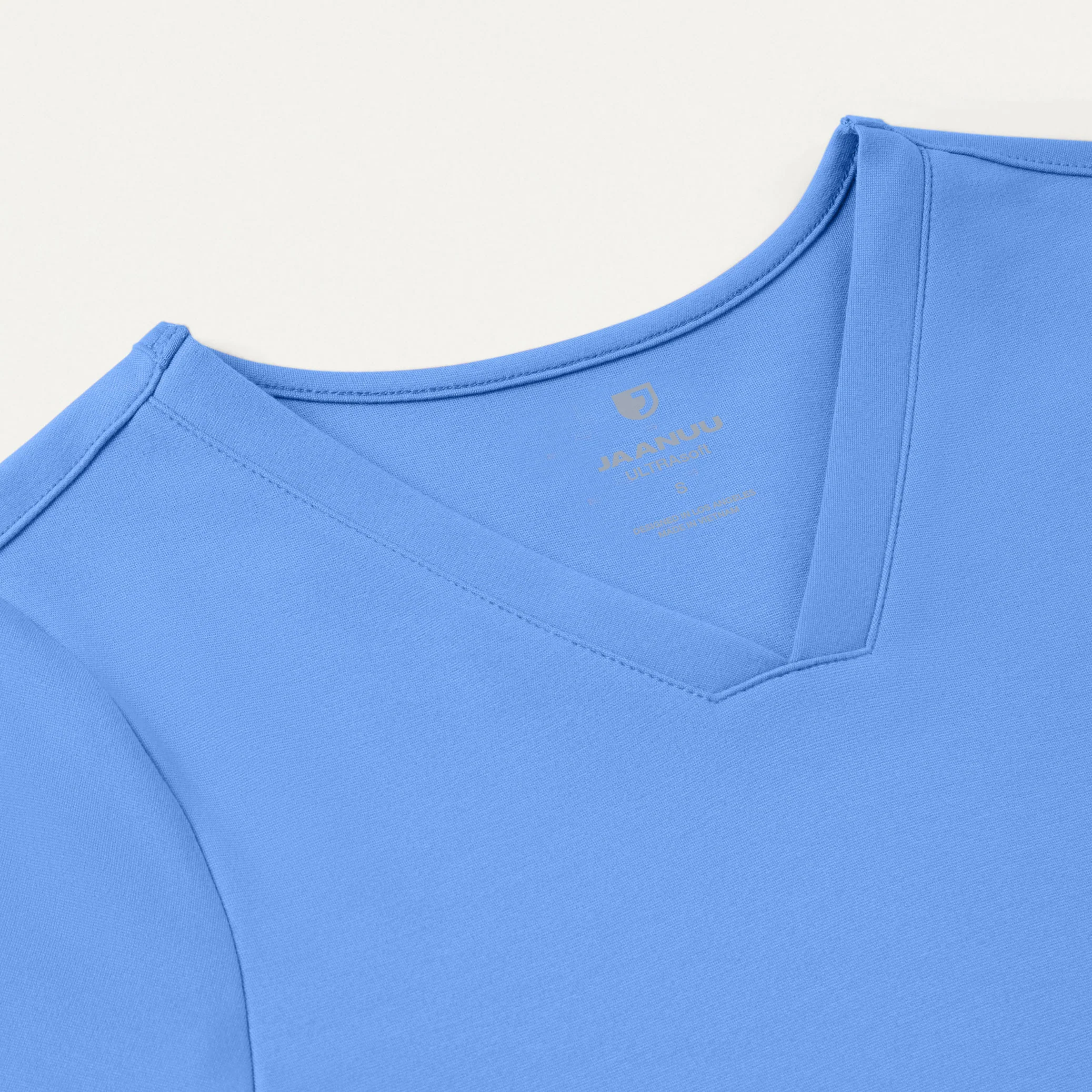 Cesi Slim UltraSOFT™ Scrub Top - Ceil Blue - Image 8