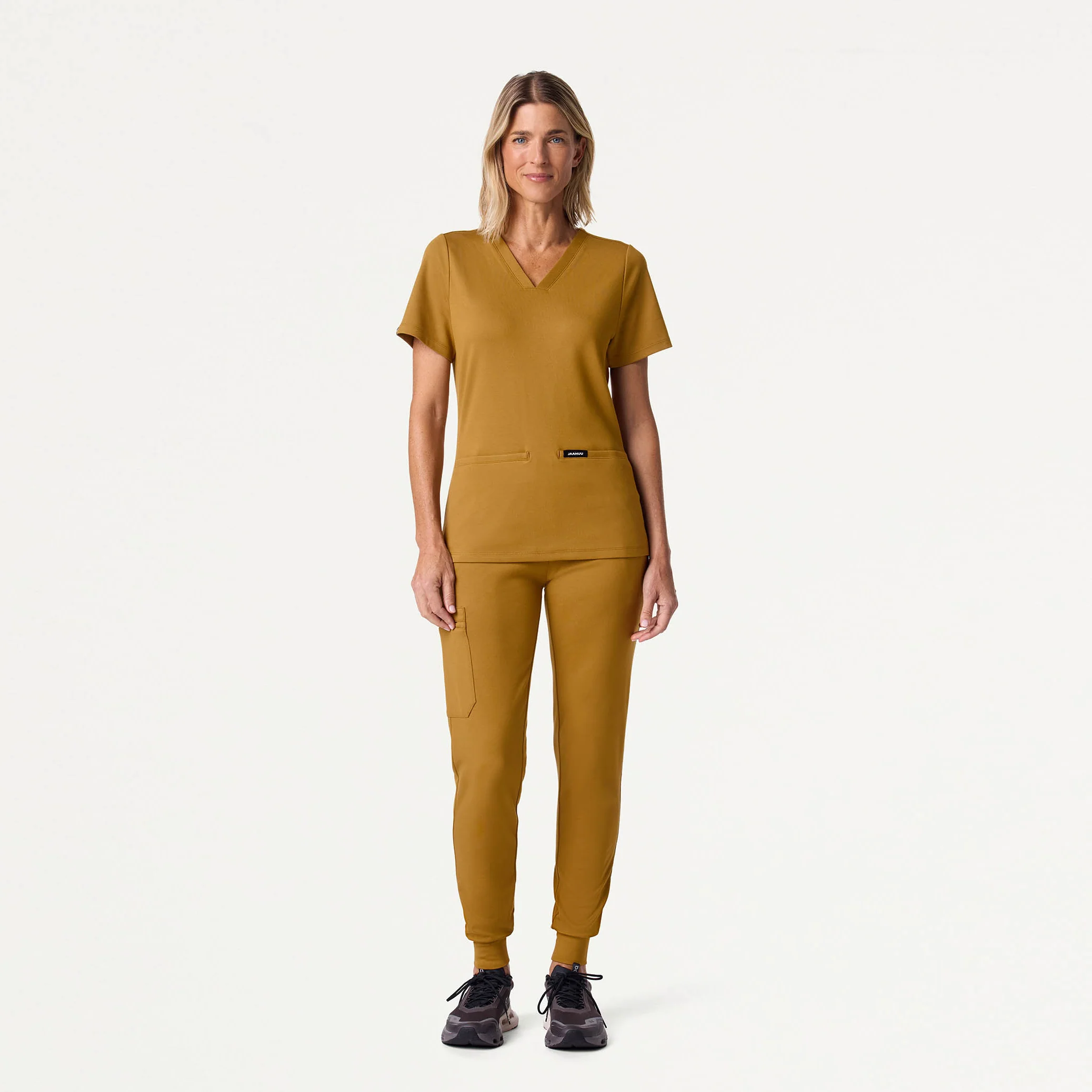 Cesi Slim UltraSOFT™ Scrub Top - Cider - Image 2