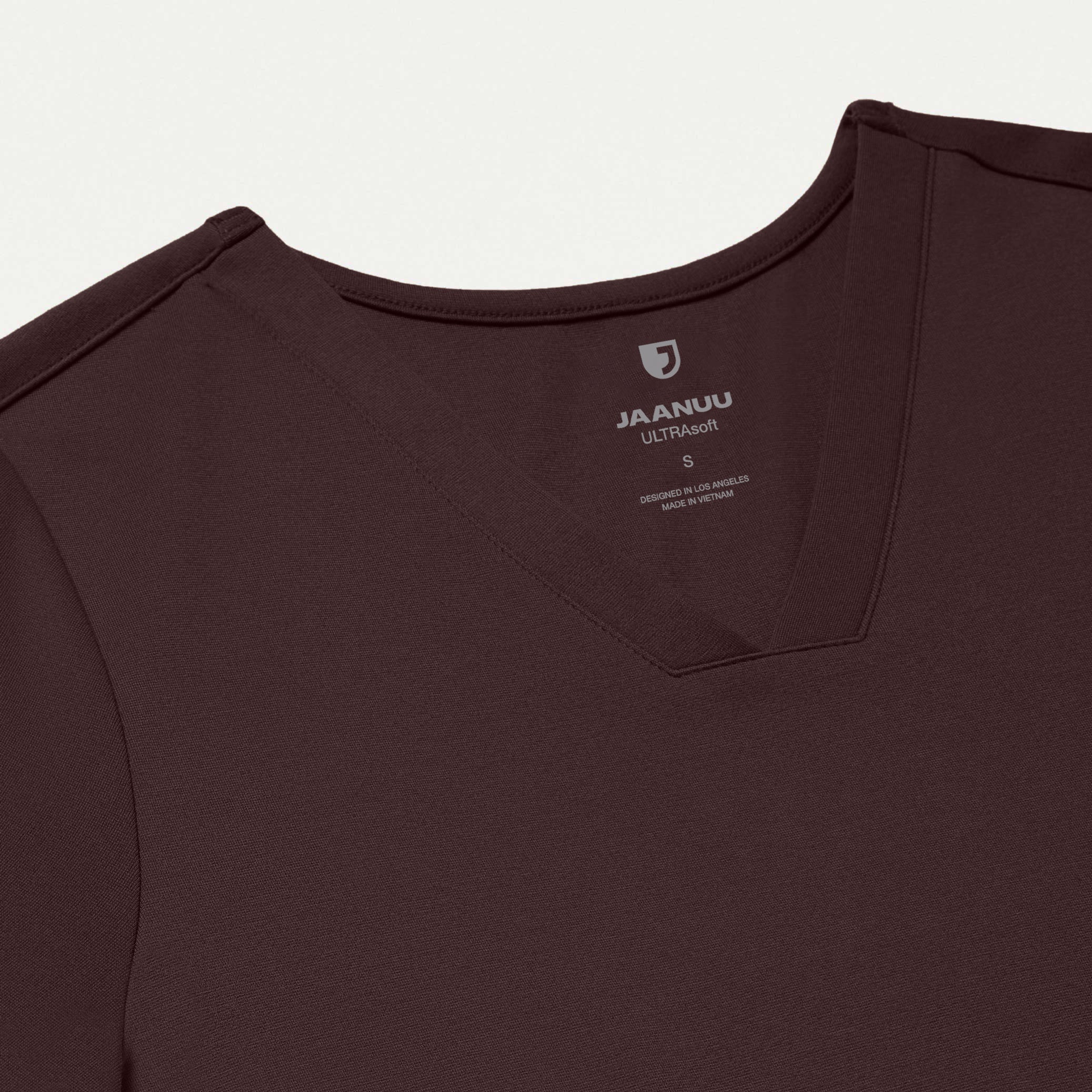 Cesi Slim UltraSOFT™ Scrub Top - Espresso - Image 4