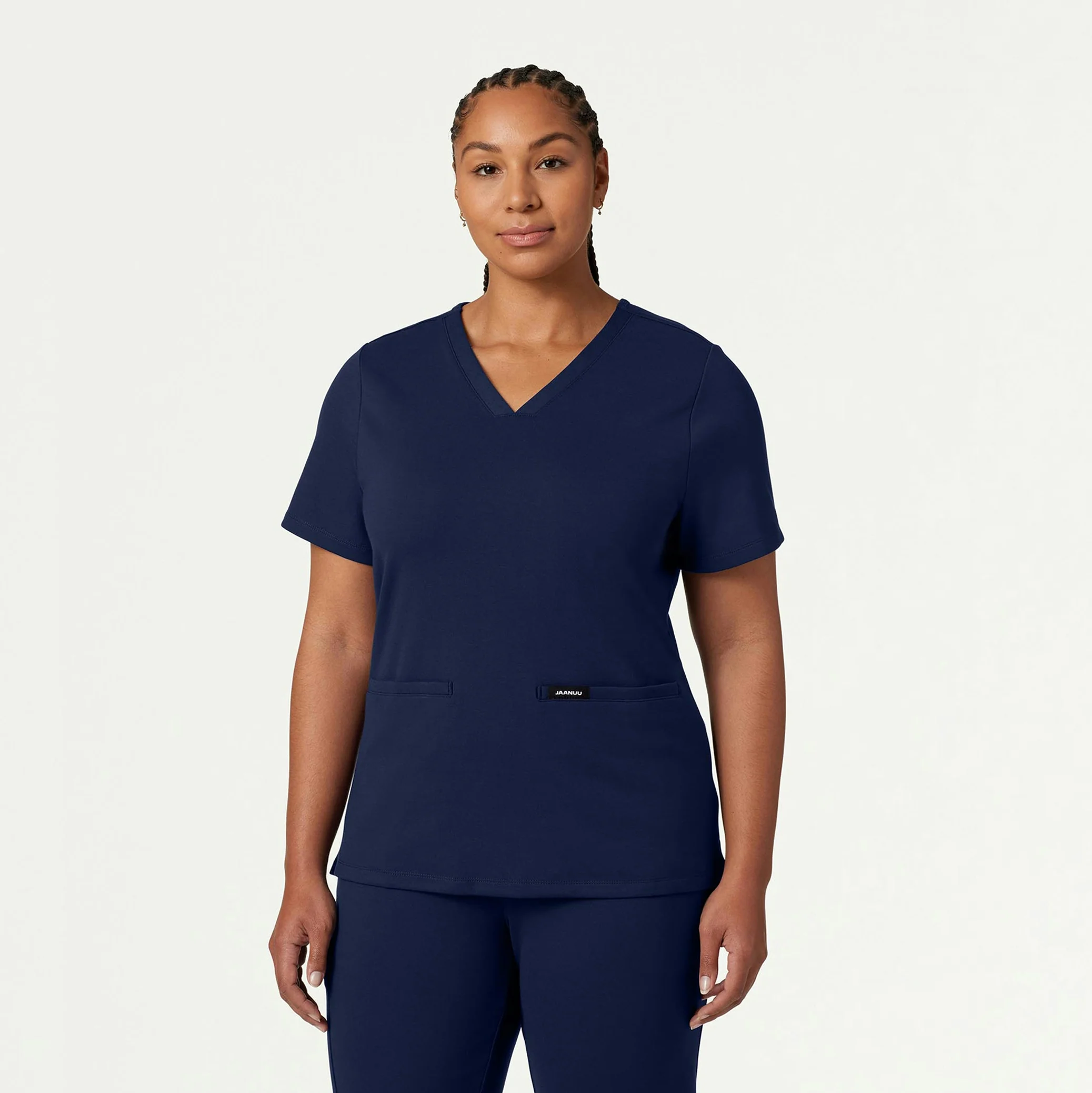 Cesi Slim UltraSOFT™ Scrub Top - Midnight Navy - Image 6