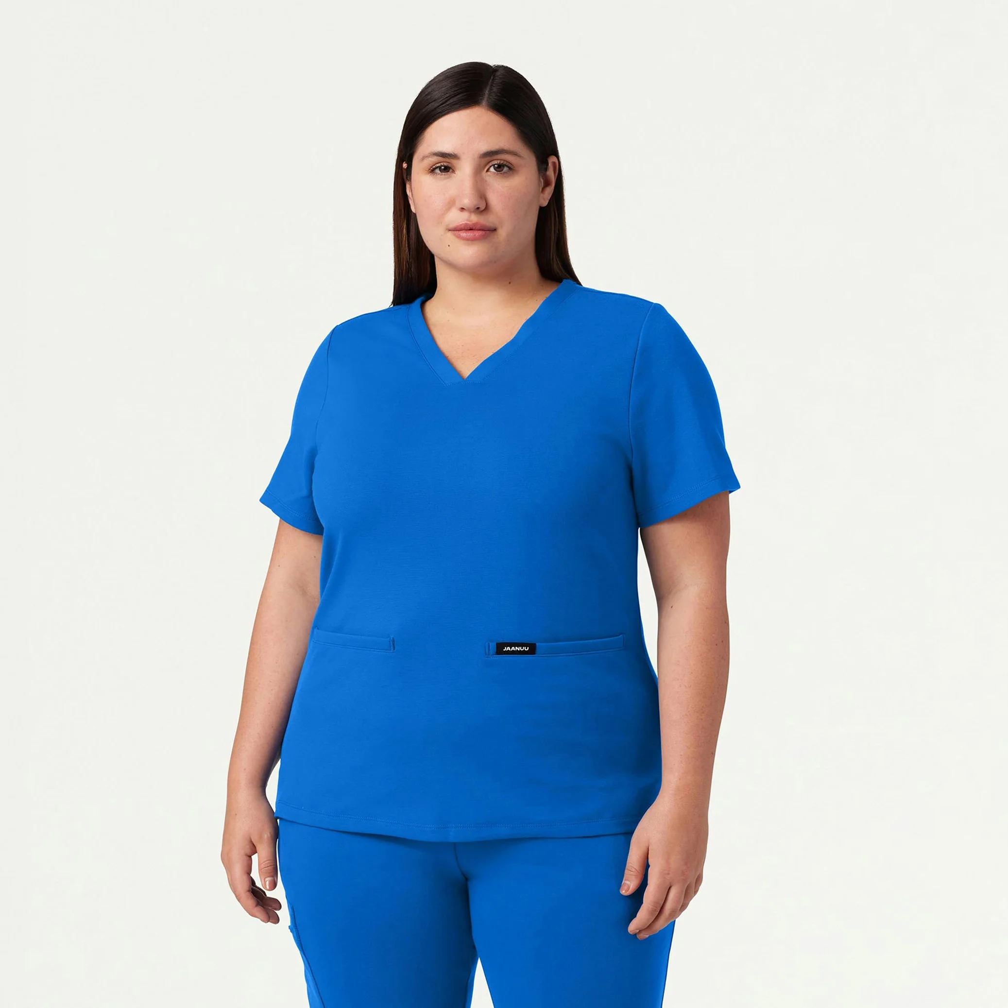 Cesi Slim UltraSOFT™ Scrub Top - Royal Blue - Image 6
