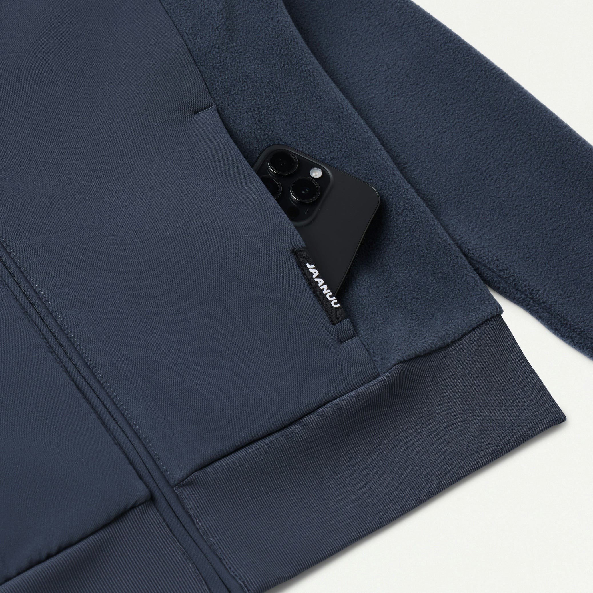 Cloud Hybrid Fleece Bomber Jacket - Carbon Gray - Image 7