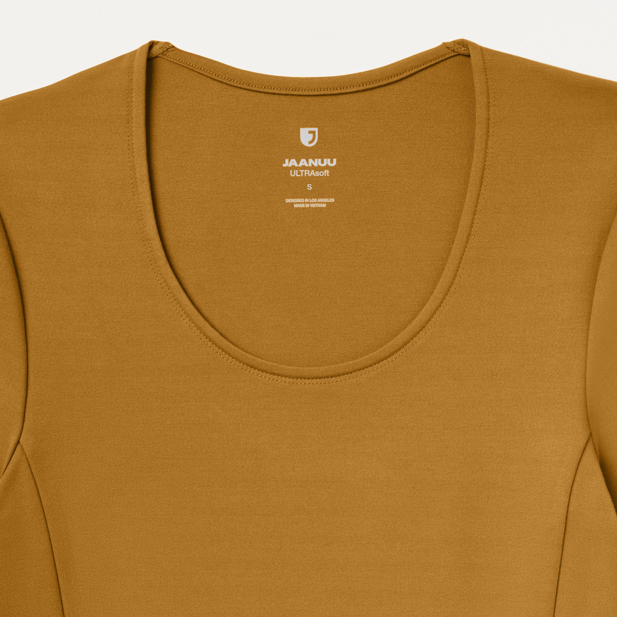 Cora U-Neck UltraSOFT™ Scrub Top - Cider - Image 6