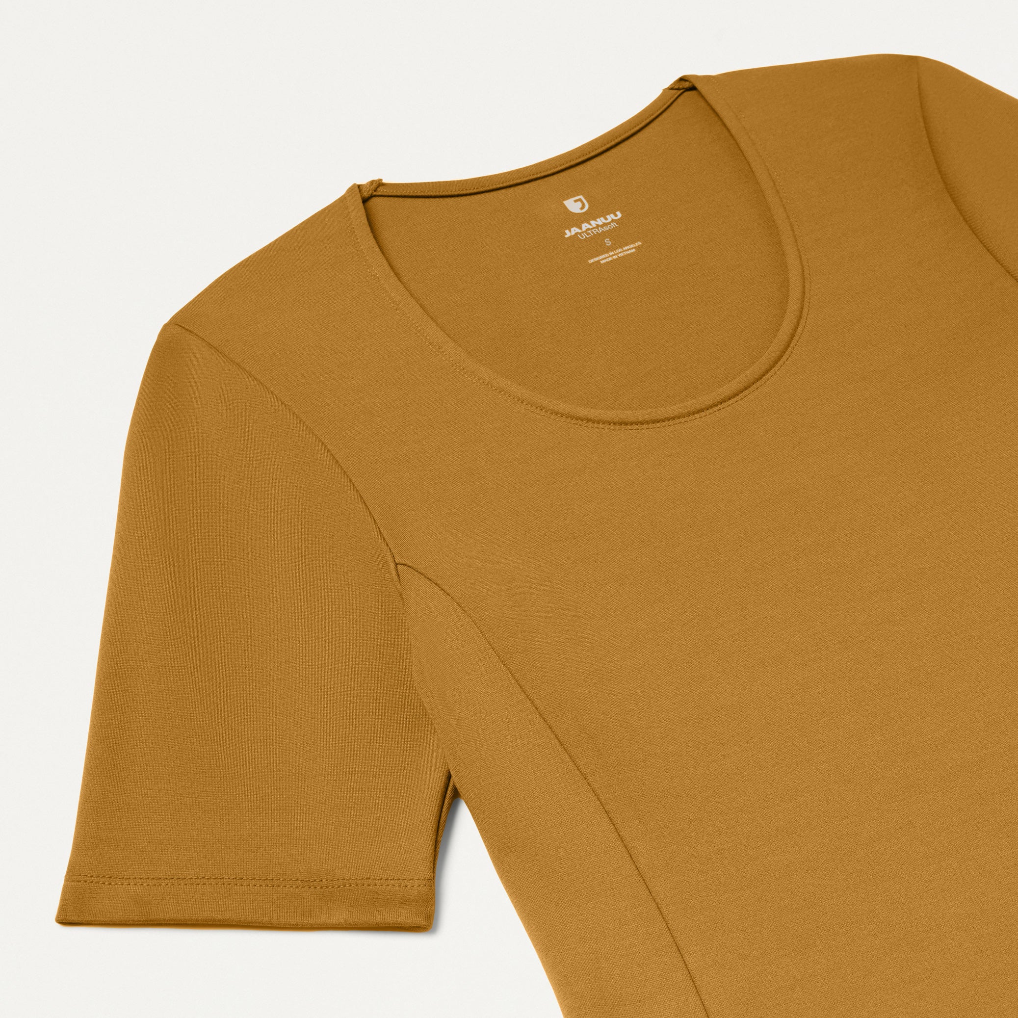 Cora U-Neck UltraSOFT™ Scrub Top - Cider - Image 7