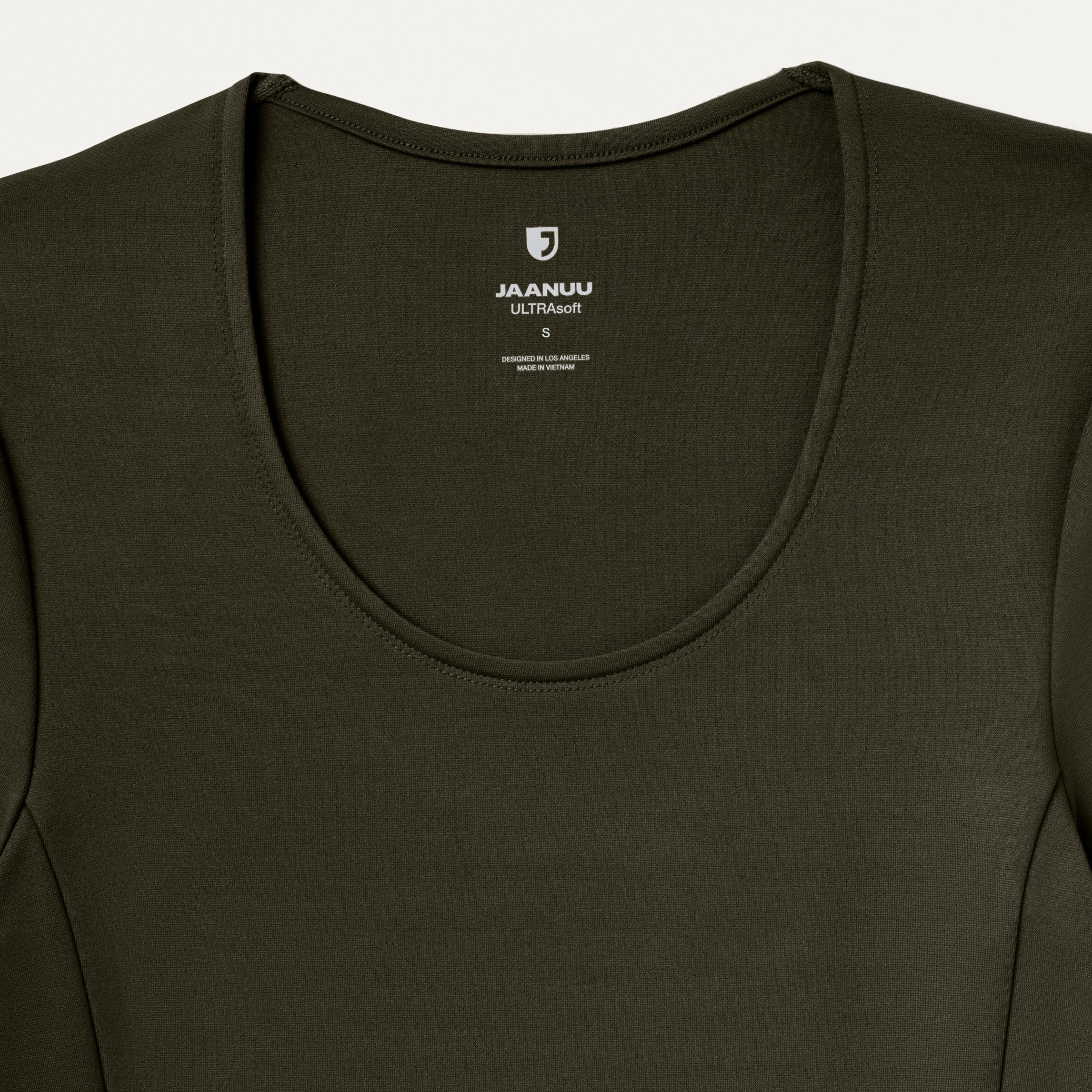 Cora U-Neck UltraSOFT™ Scrub Top - Deep Olive - Image 6