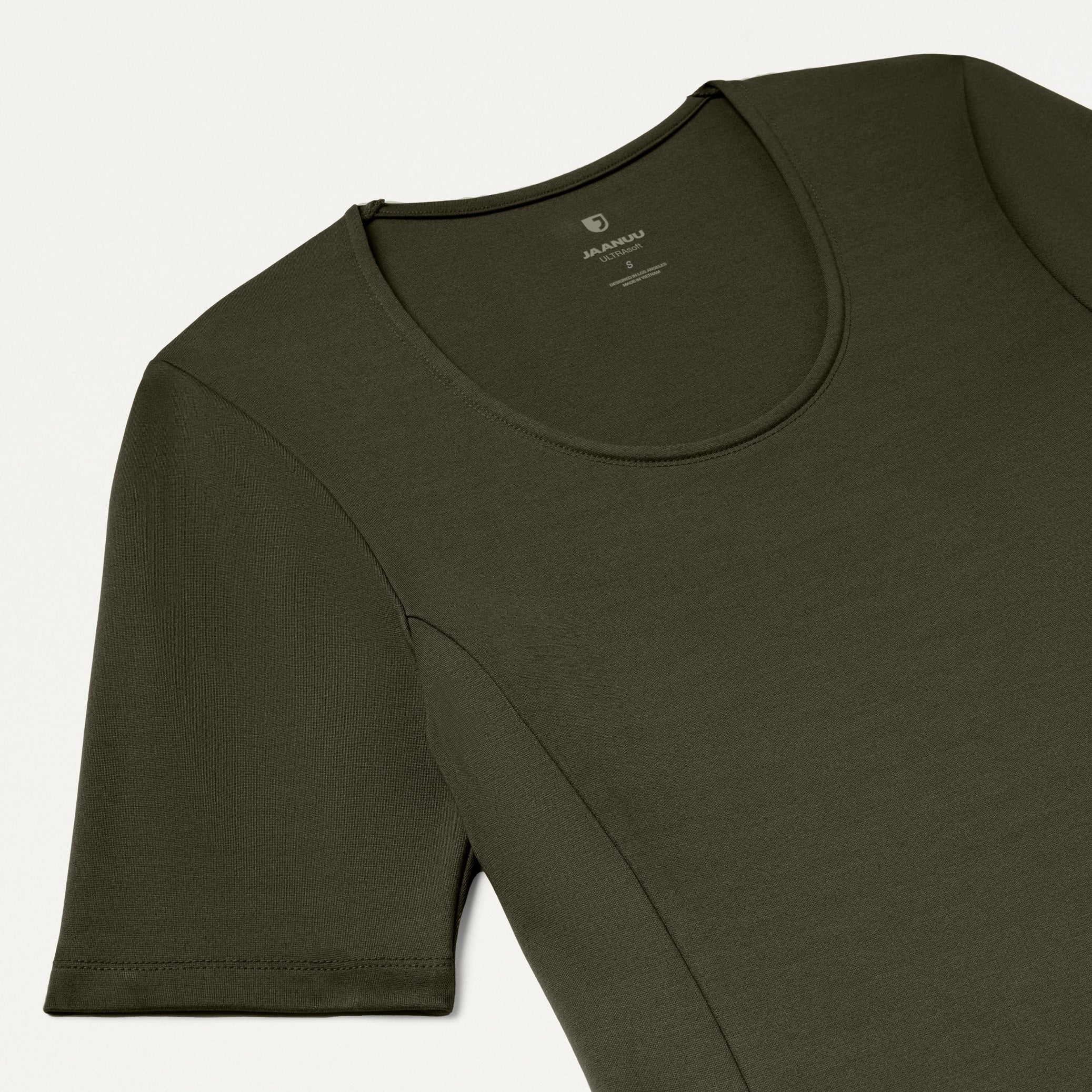 Cora U-Neck UltraSOFT™ Scrub Top - Deep Olive - Image 7
