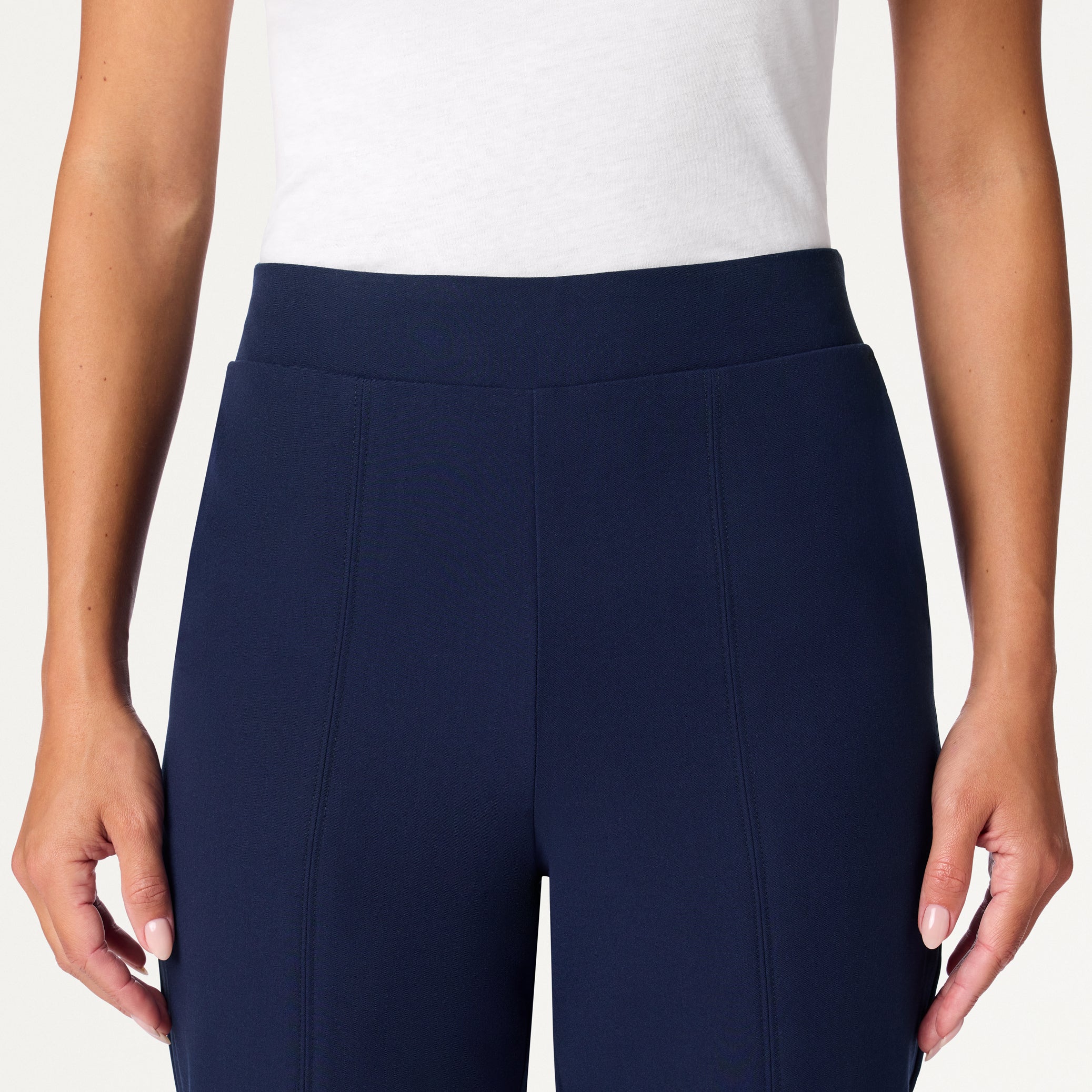 Halle High Waisted Tapered Scrub Pant - Midnight Navy - Image 5