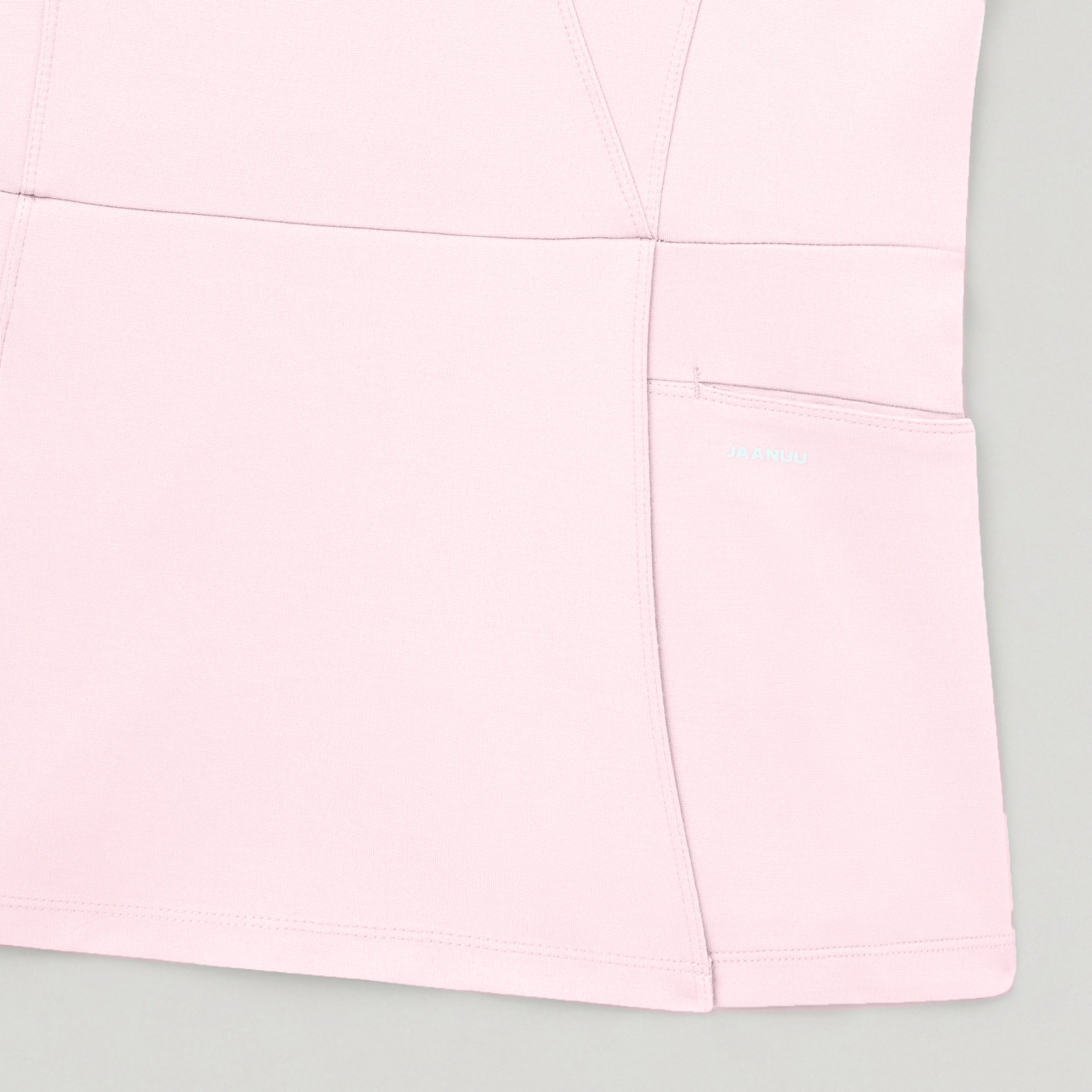 Isla Mock-Wrap UltraSOFT™ Scrub Top - Rose Quartz - Image 5