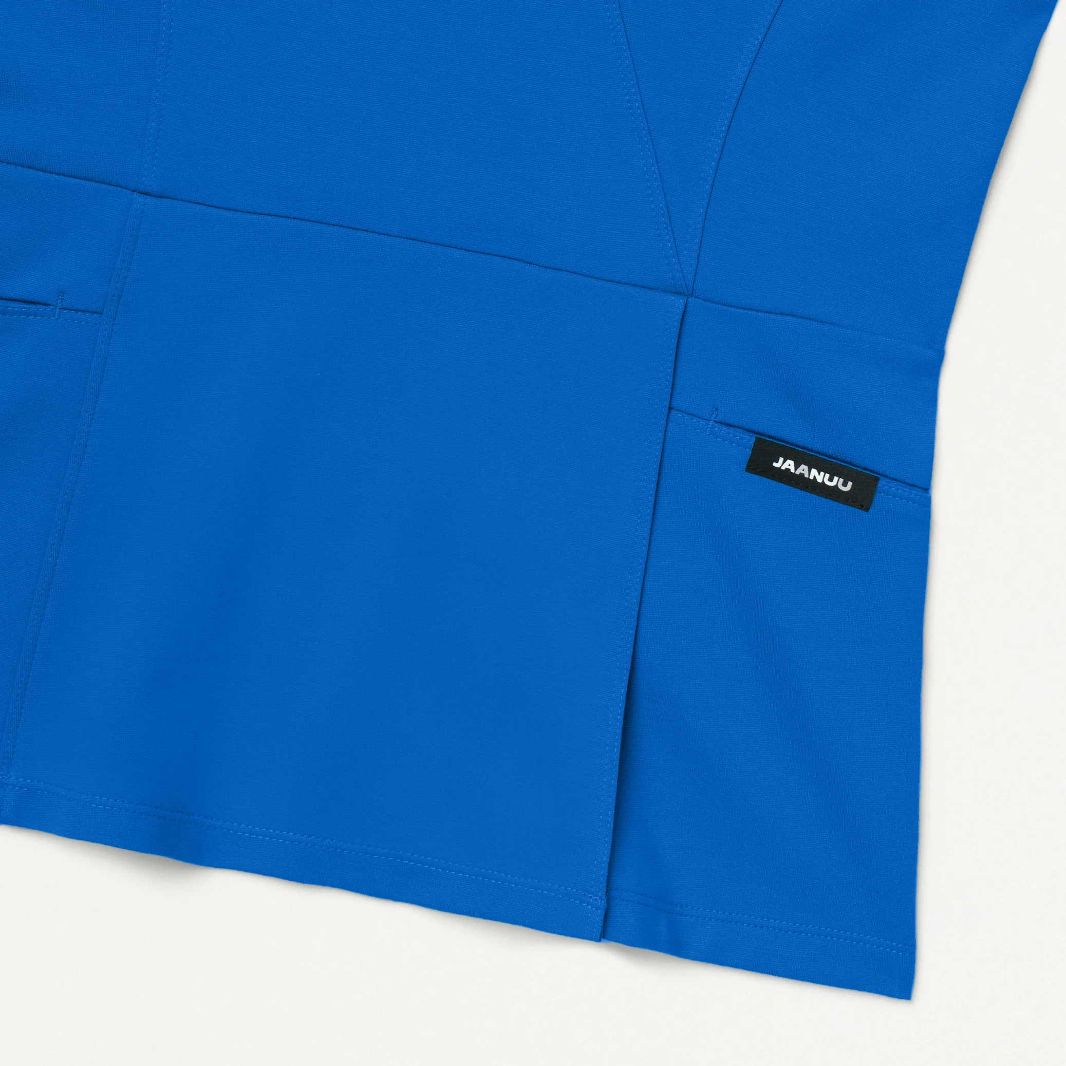 Isla Mock-Wrap UltraSOFT™ Scrub Top - Royal Blue - Image 5