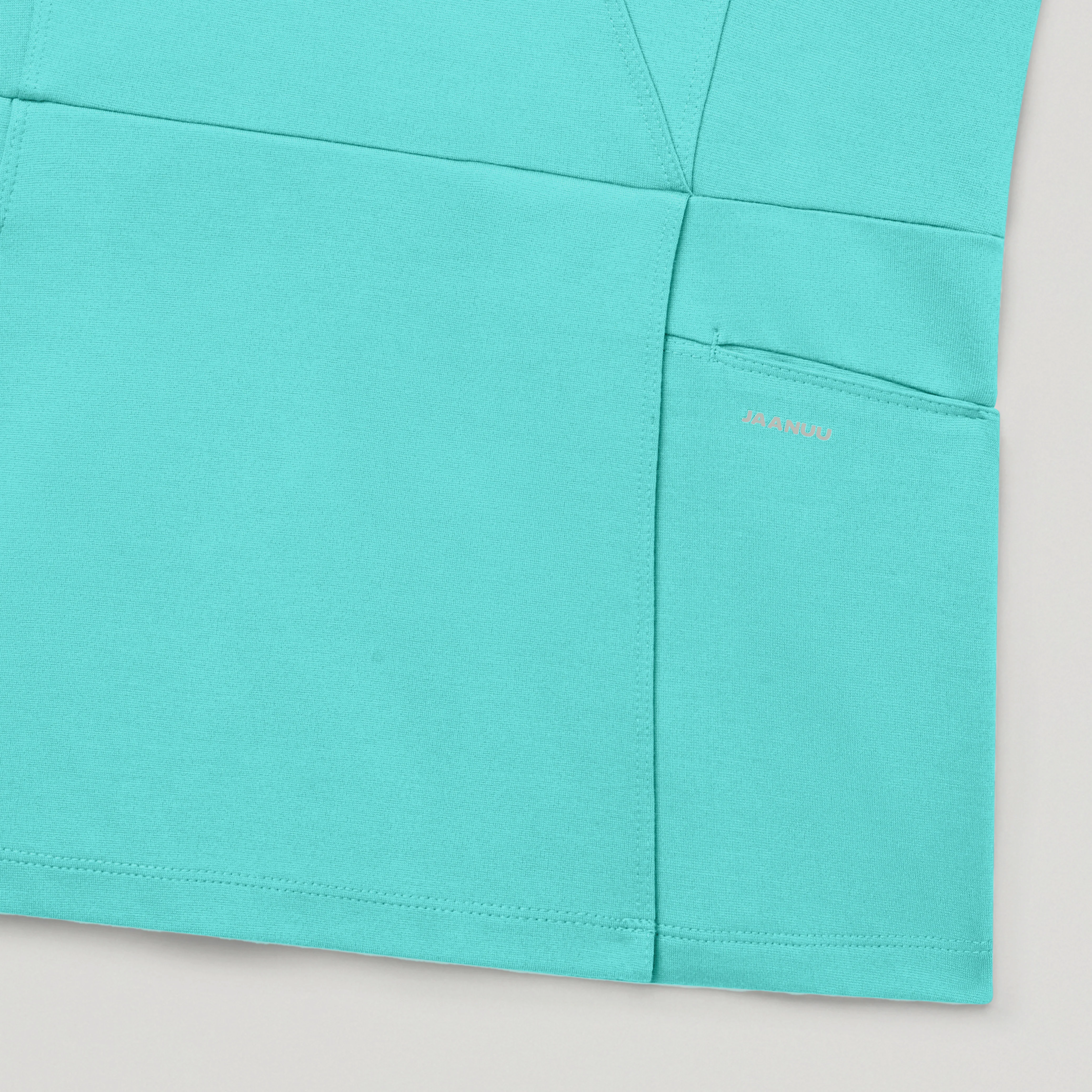 Isla Mock-Wrap UltraSOFT™ Scrub Top - Surf - Image 5