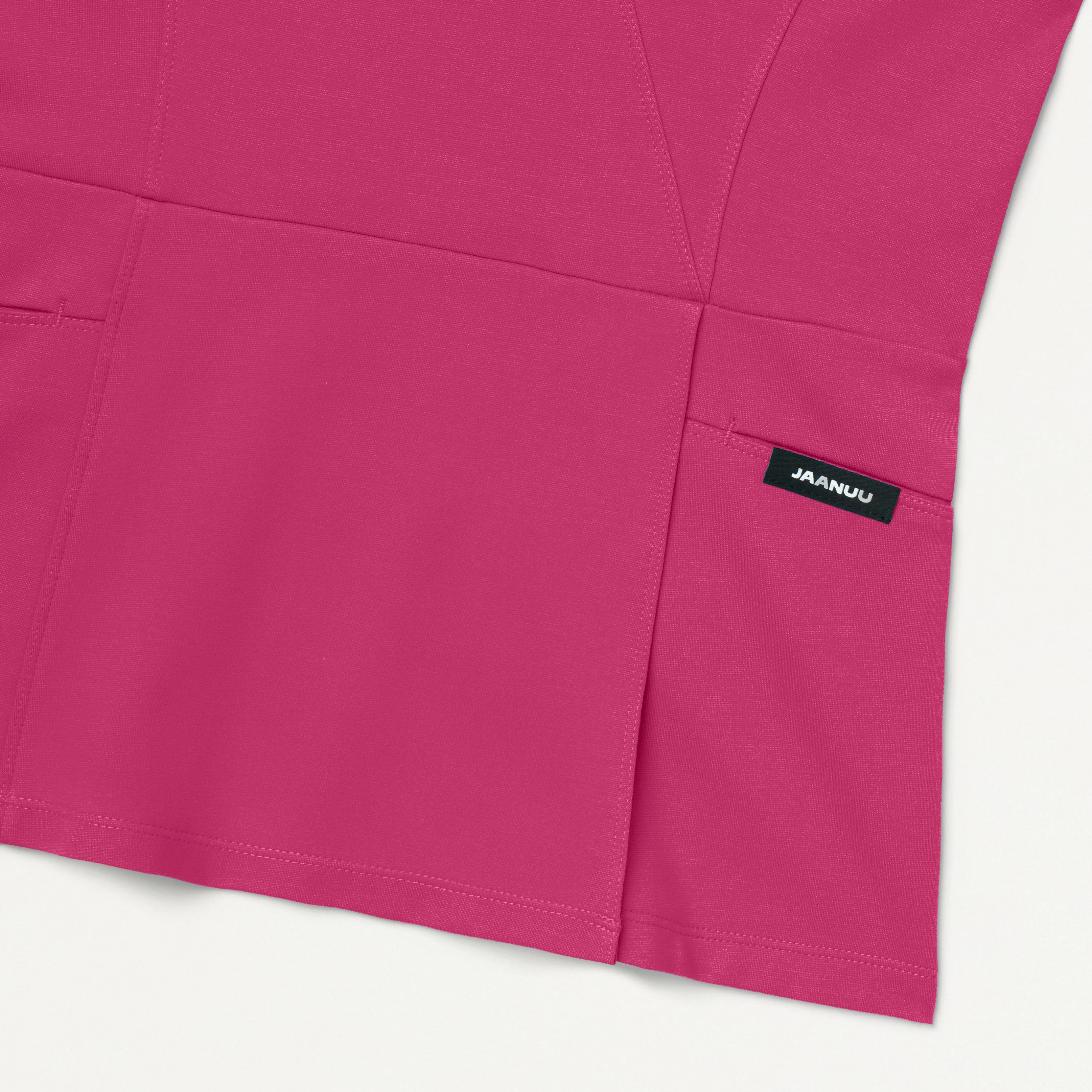 Isla Mock-Wrap UltraSOFT™ Scrub Top - Wild Berry - Image 6