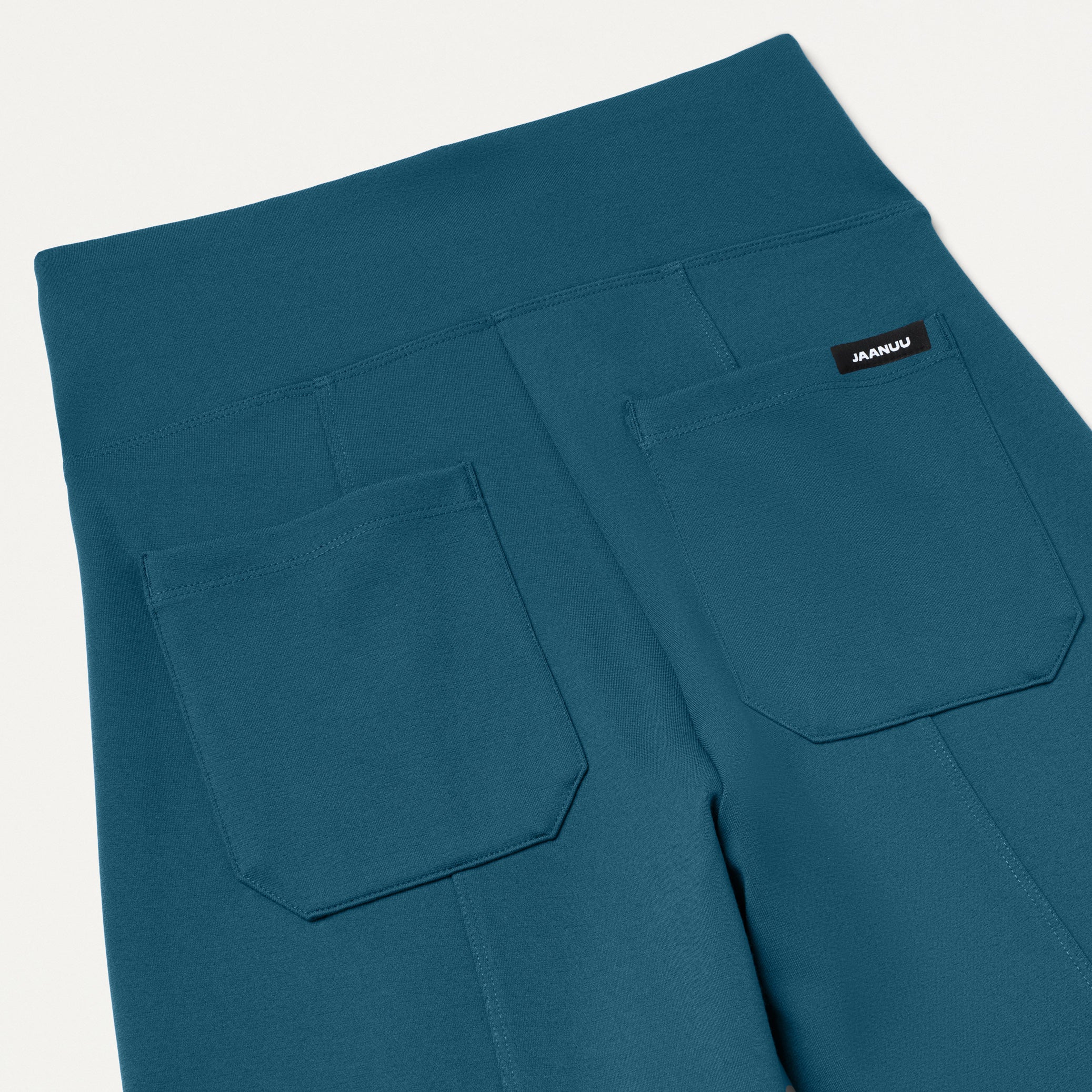Ivy UltraSOFT™ Yoga Scrub Pant - Caribbean Blue - Image 5