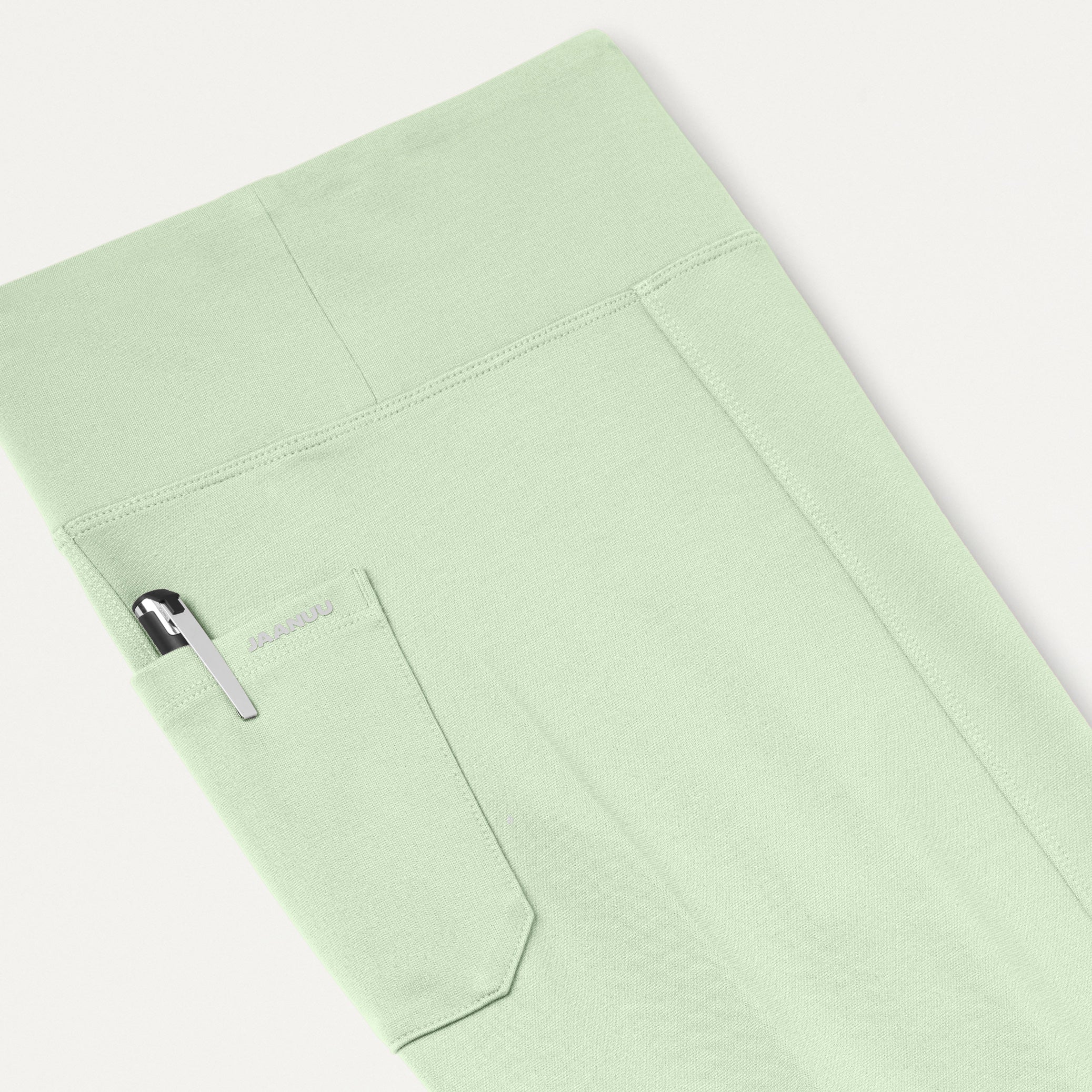 Ivy UltraSOFT™ Yoga Scrub Pant - Mint - Image 6