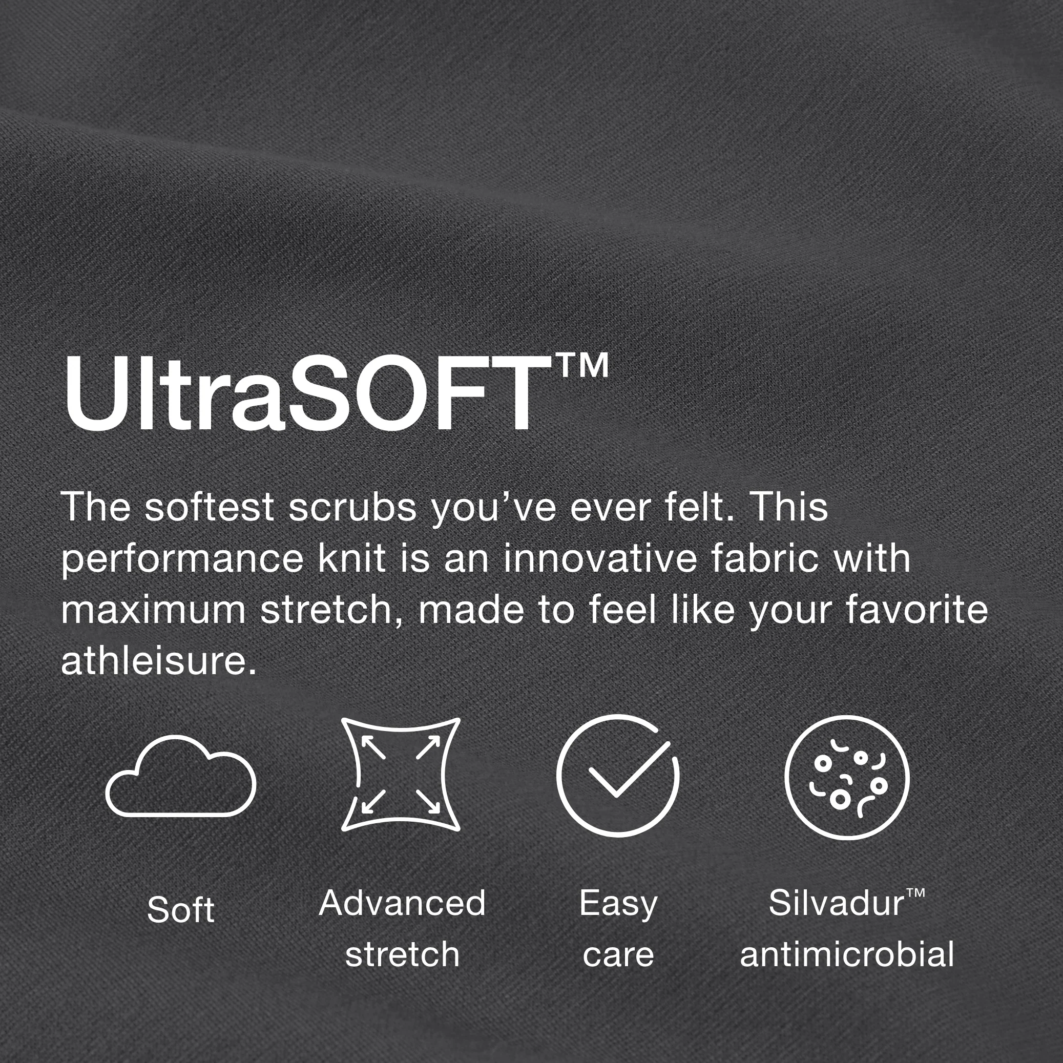 Jaanuu UltraSOFT™ Essential Comfort Women's 6-Pocket Scrub Set - Pewter - Image 7