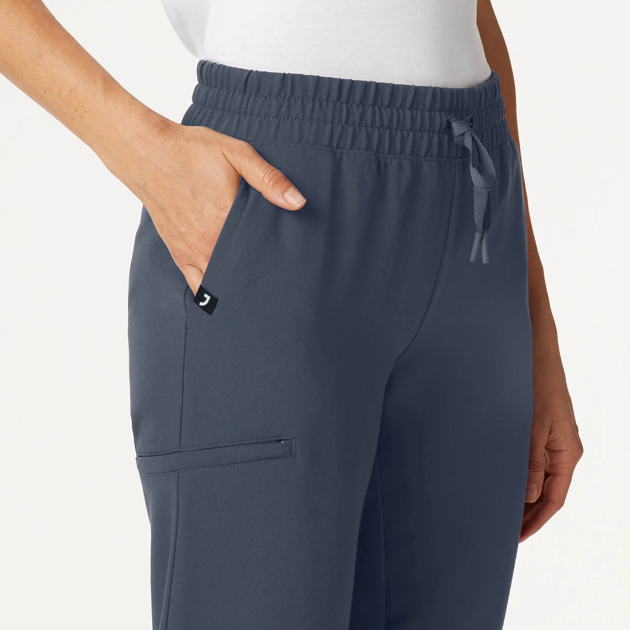 Jace Skinny 7-Pocket Scrub Jogger - Carbon Gray - Image 6