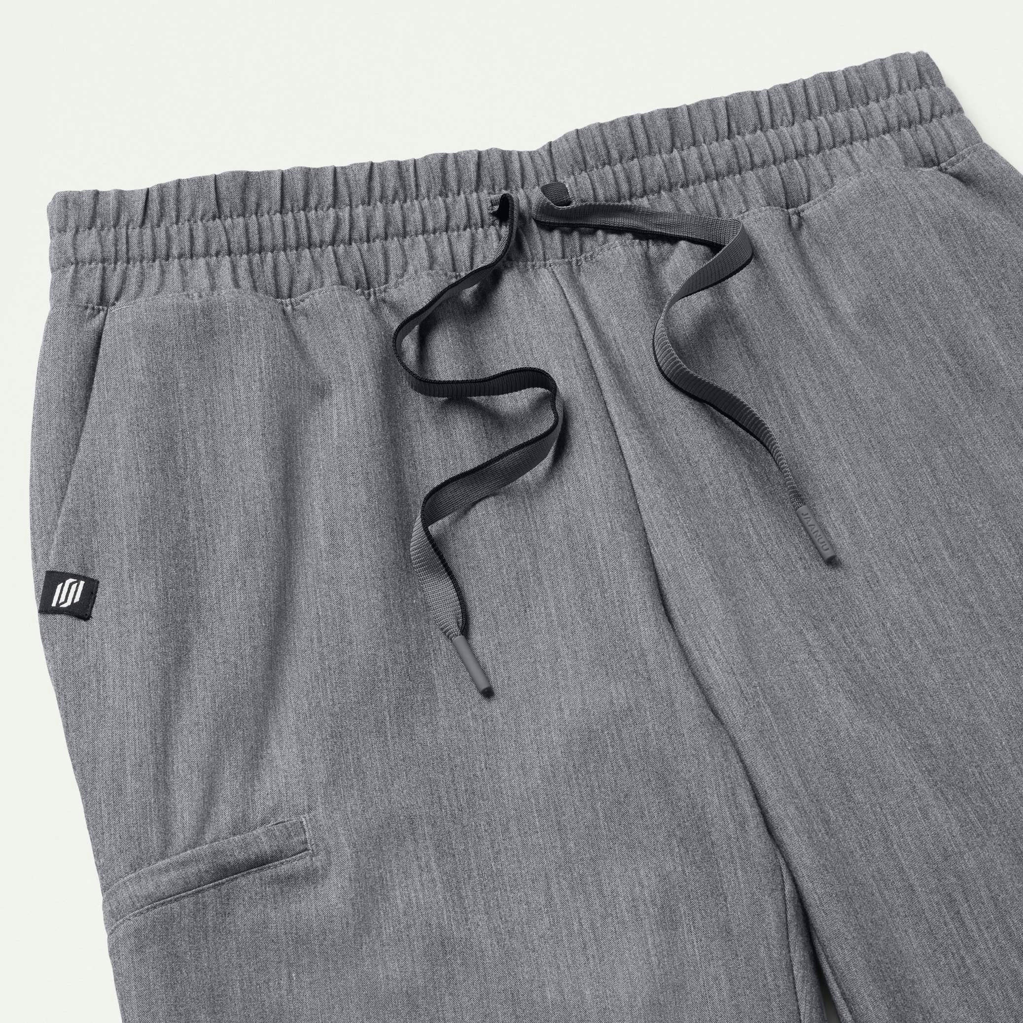 Jace Skinny 7-Pocket Scrub Jogger - Heather Gray - Image 9