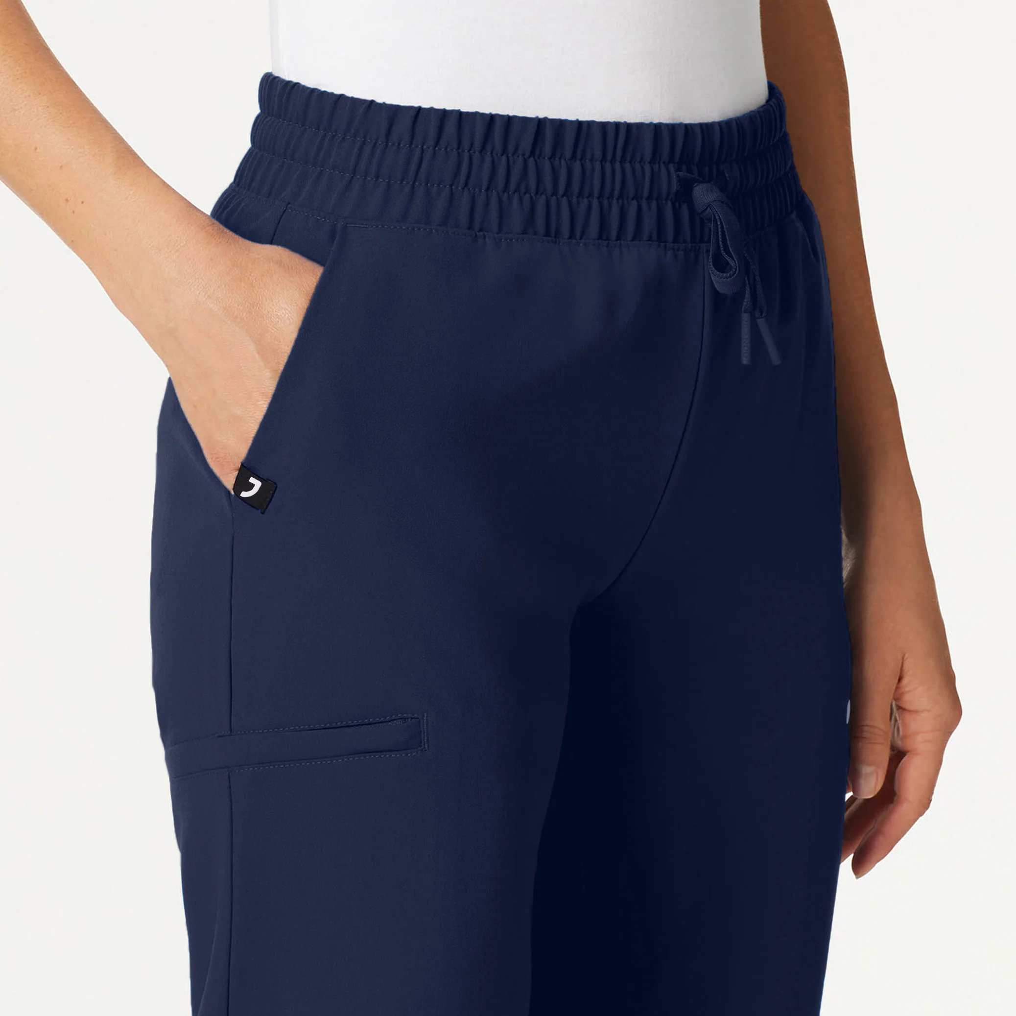 Jace Skinny 7-Pocket Scrub Jogger - Midnight Navy - Image 6