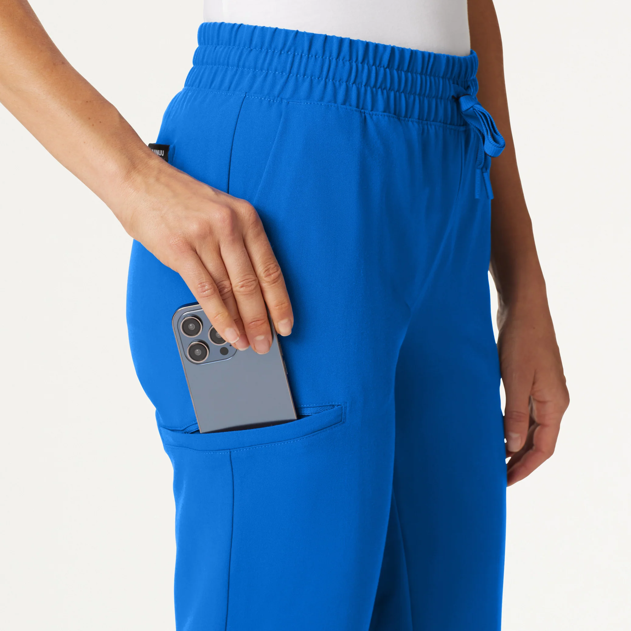 Jace Skinny 7-Pocket Scrub Jogger - Royal Blue - Image 7