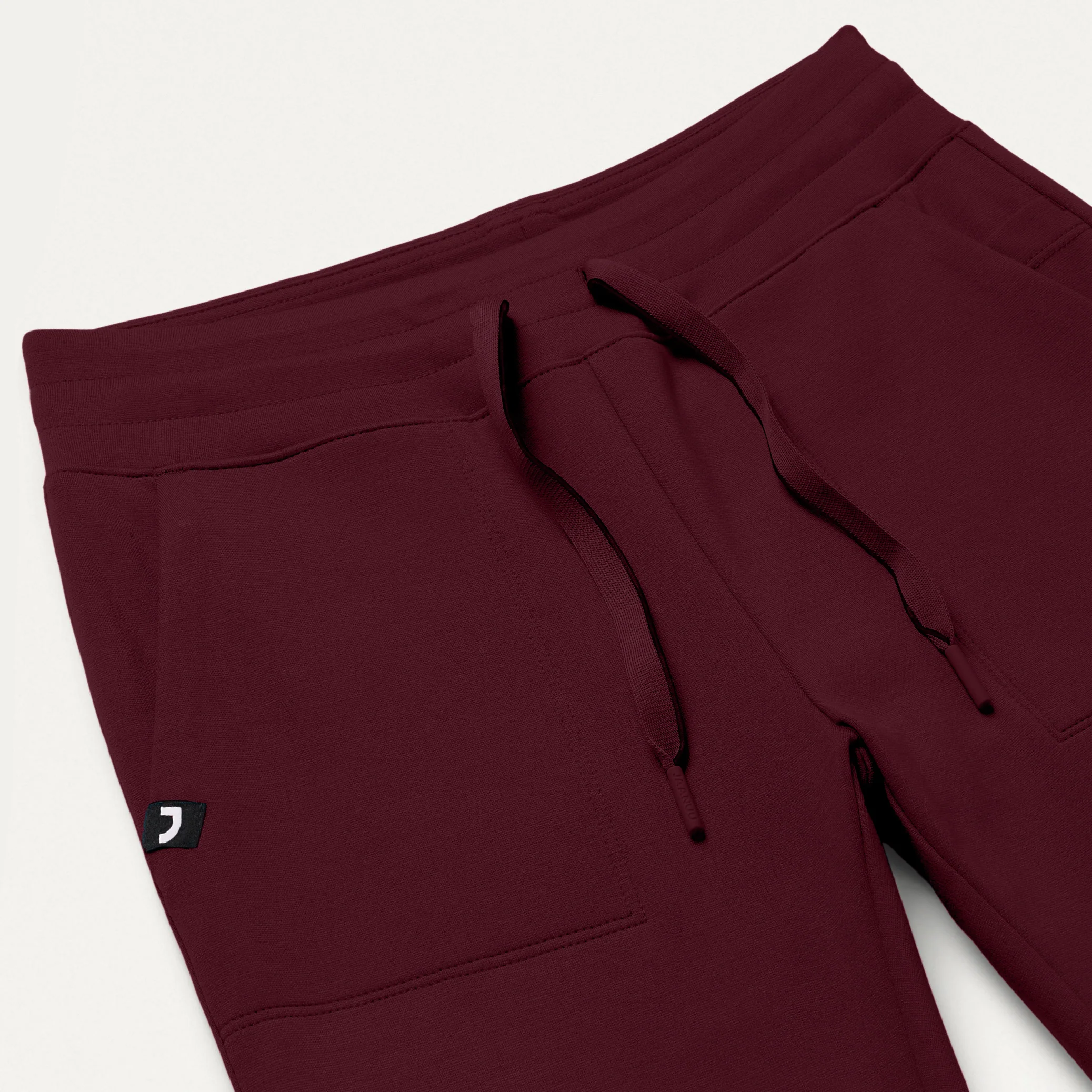 Kait 10-Pocket Skinny UltraSOFT™ Scrub Jogger - Burgundy - Image 7