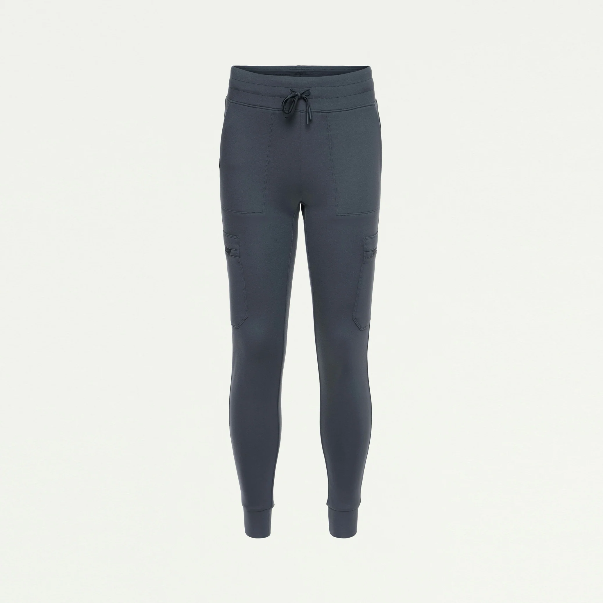 Kait 10-Pocket Skinny UltraSOFT™ Scrub Jogger - Carbon Gray - Image 2