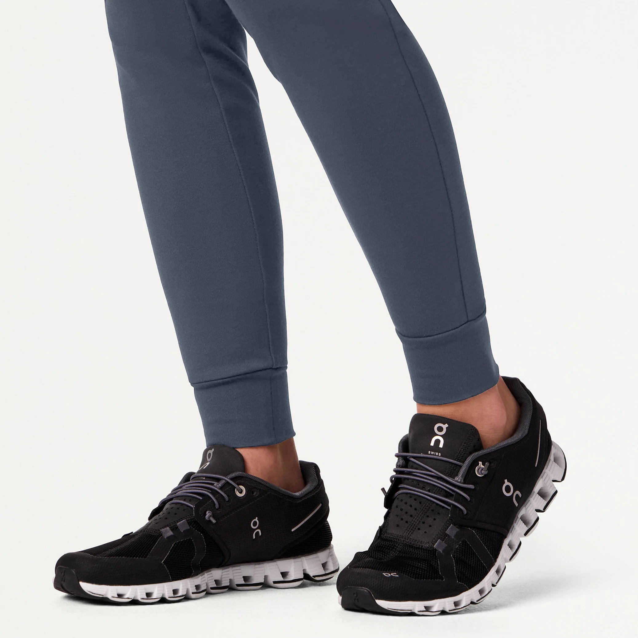 Kait 10-Pocket Skinny UltraSOFT™ Scrub Jogger - Carbon Gray - Image 8