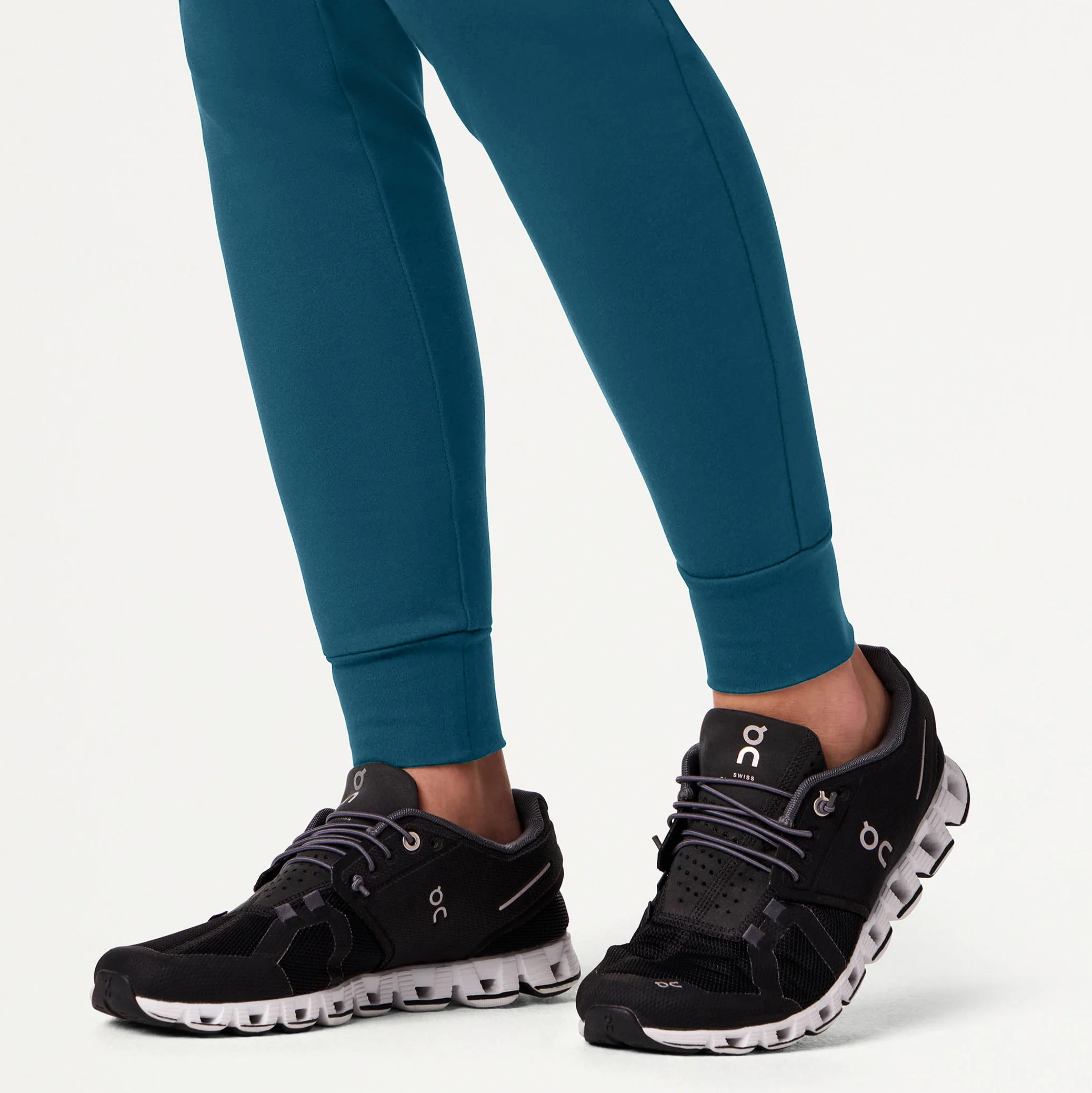 Kait 10-Pocket Skinny UltraSOFT™ Scrub Jogger - Caribbean Blue - Image 7
