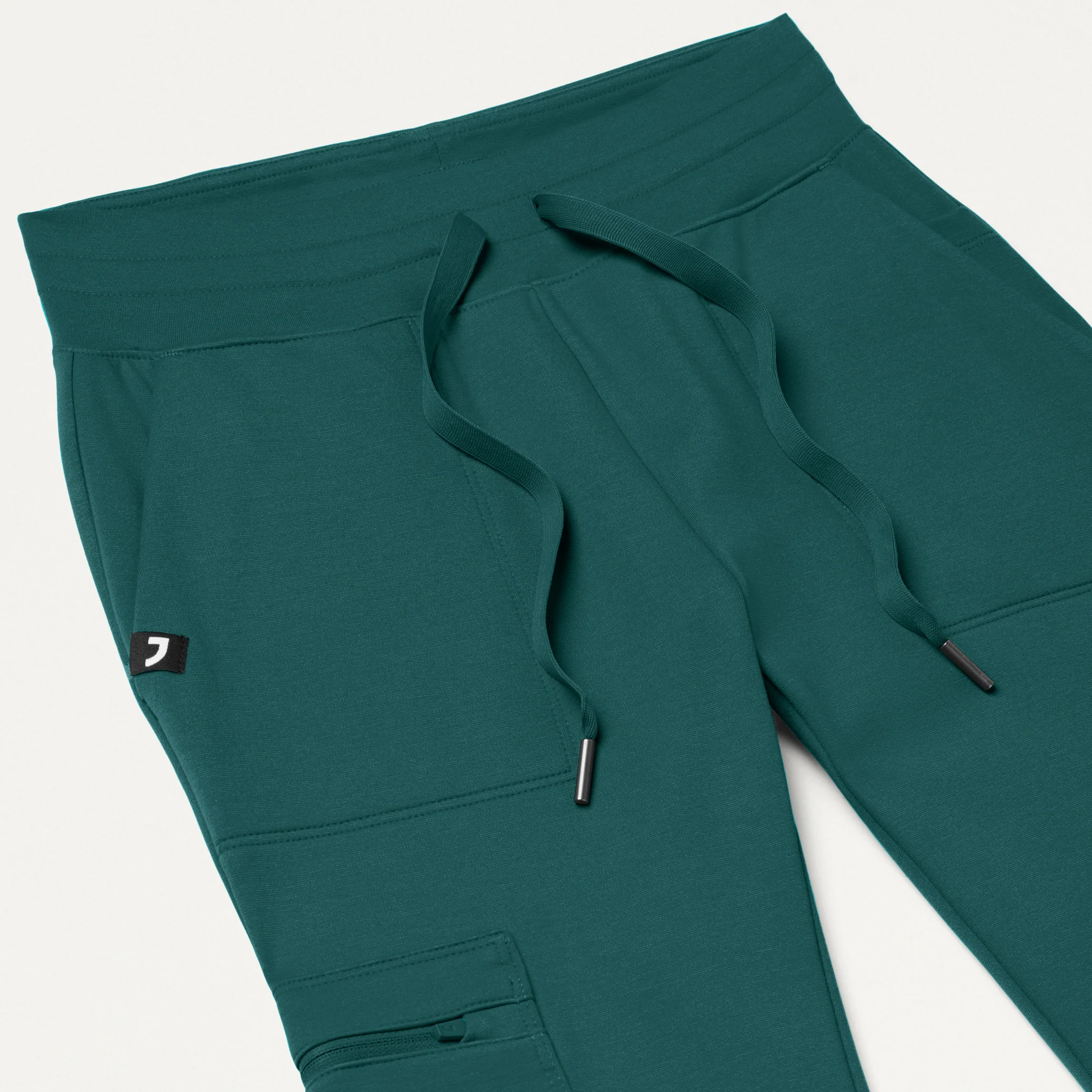 Kait 10-Pocket Skinny UltraSOFT™ Scrub Jogger - Midnight Green - Image 4