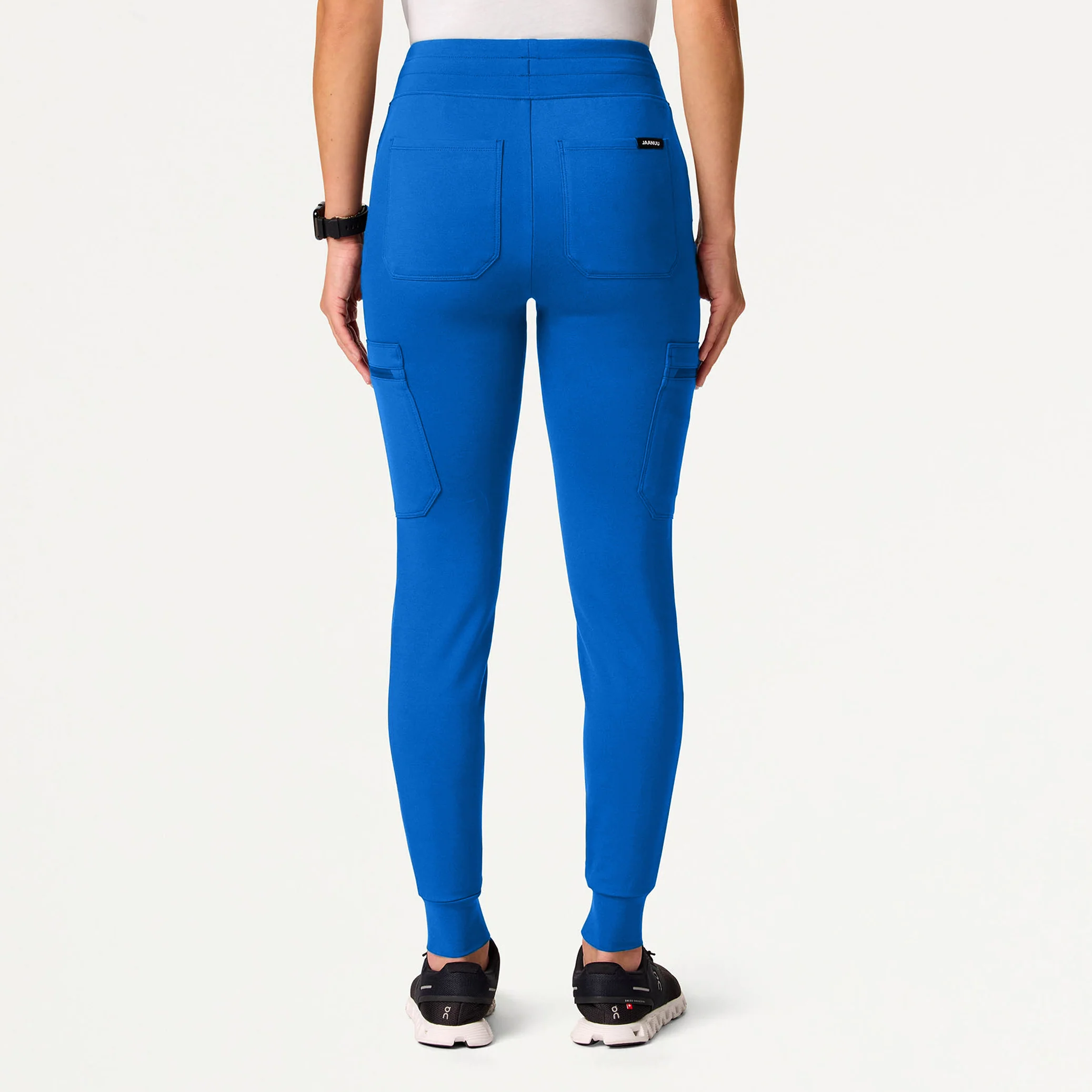 Kait 10-Pocket Skinny UltraSOFT™ Scrub Jogger - Royal Blue - Image 3