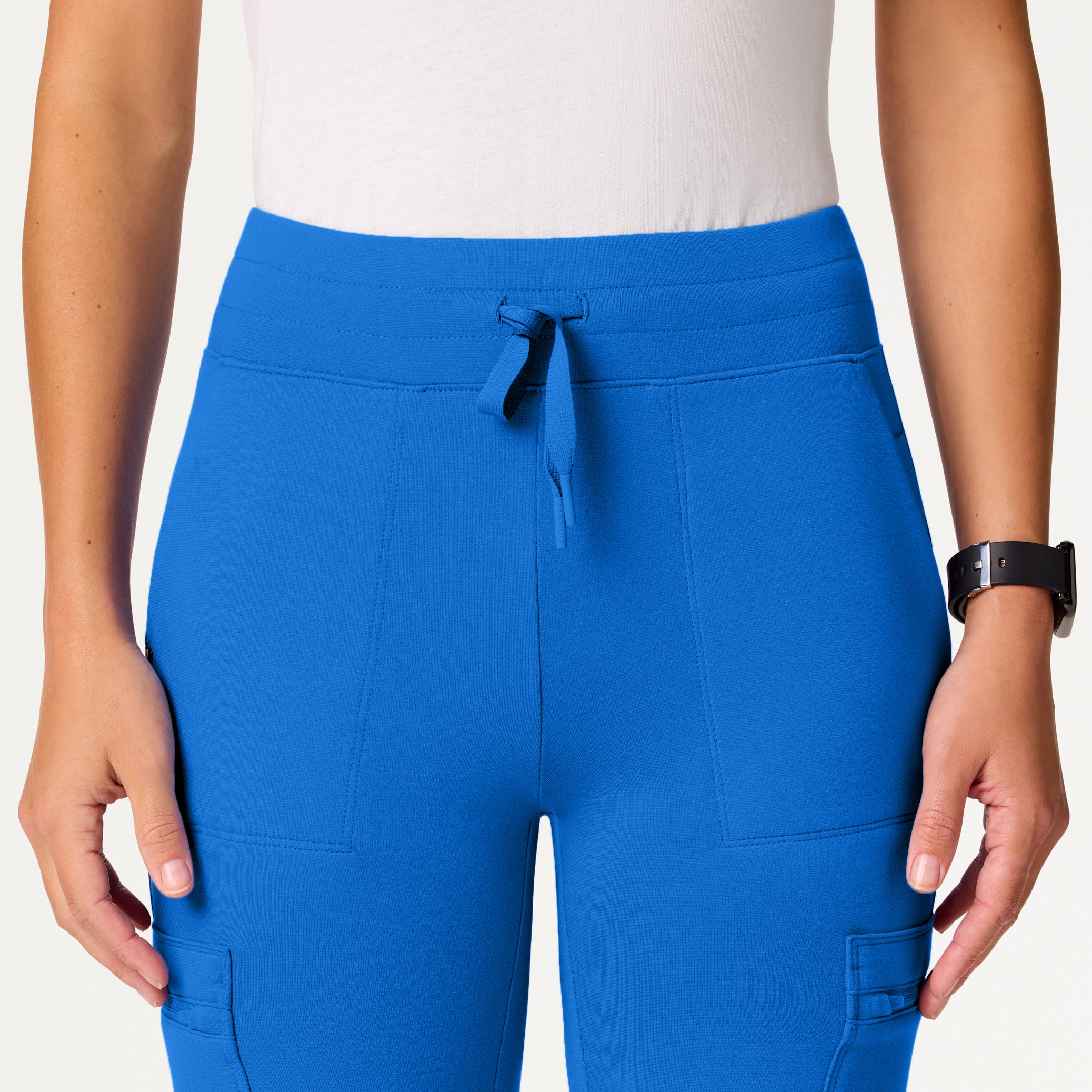 Kait 10-Pocket Skinny UltraSOFT™ Scrub Jogger - Royal Blue - Image 4