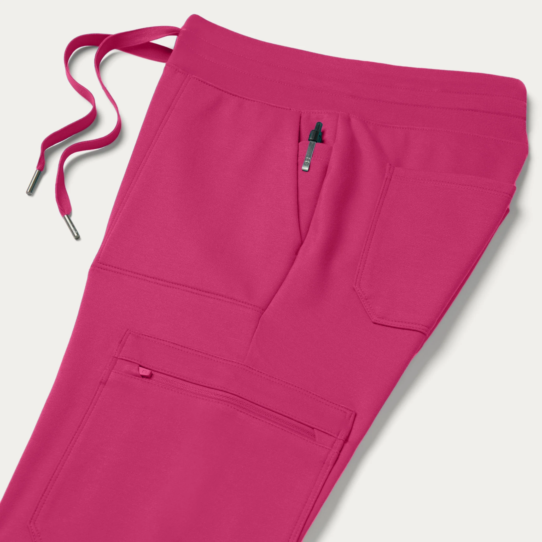 Kait 10-Pocket Skinny UltraSOFT™ Scrub Jogger - Wild Berry - Image 5