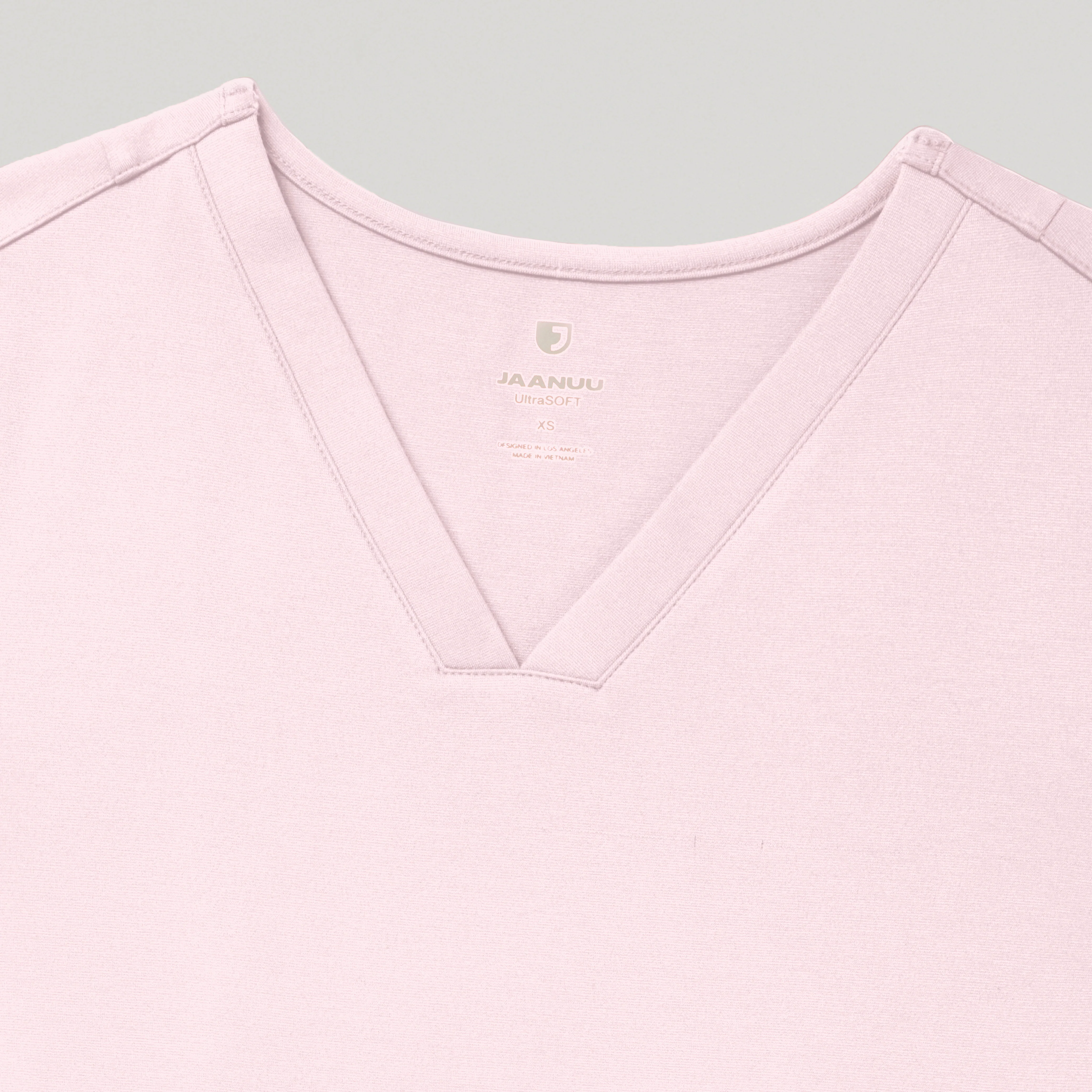 Kass Slim 4-Pocket UltraSOFT™ Scrub Top - Rose Quartz - Image 4