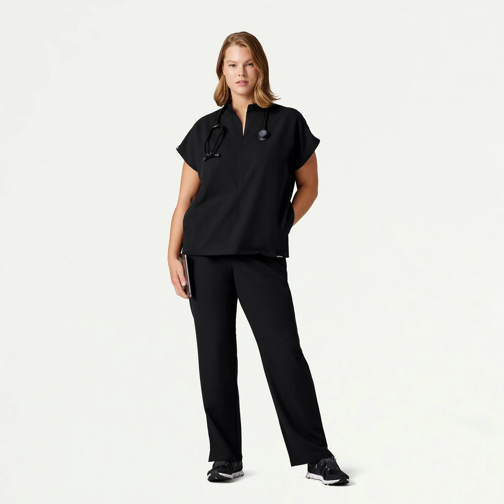 Kerr 365 High Waisted Scrub Pant - Black - Image 11