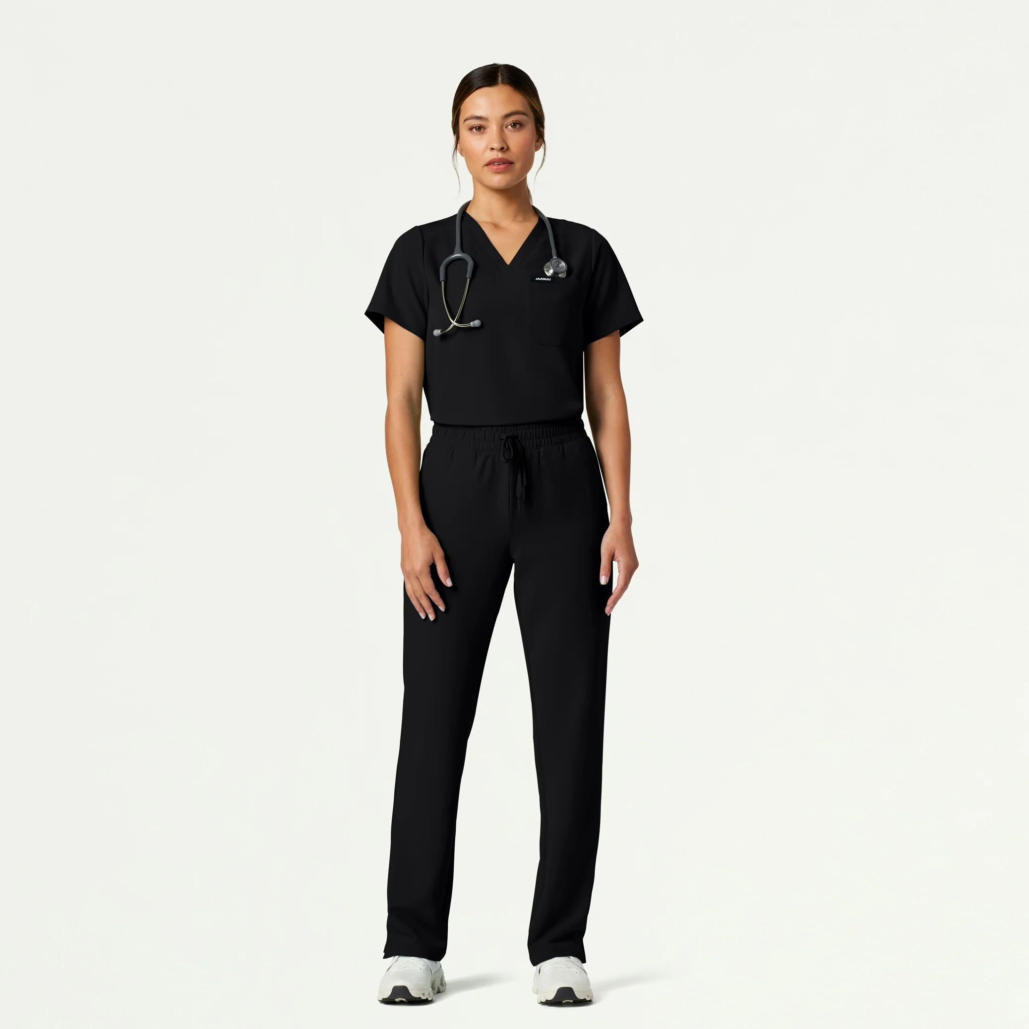 Kerr 365 High Waisted Scrub Pant - Black - Image 3