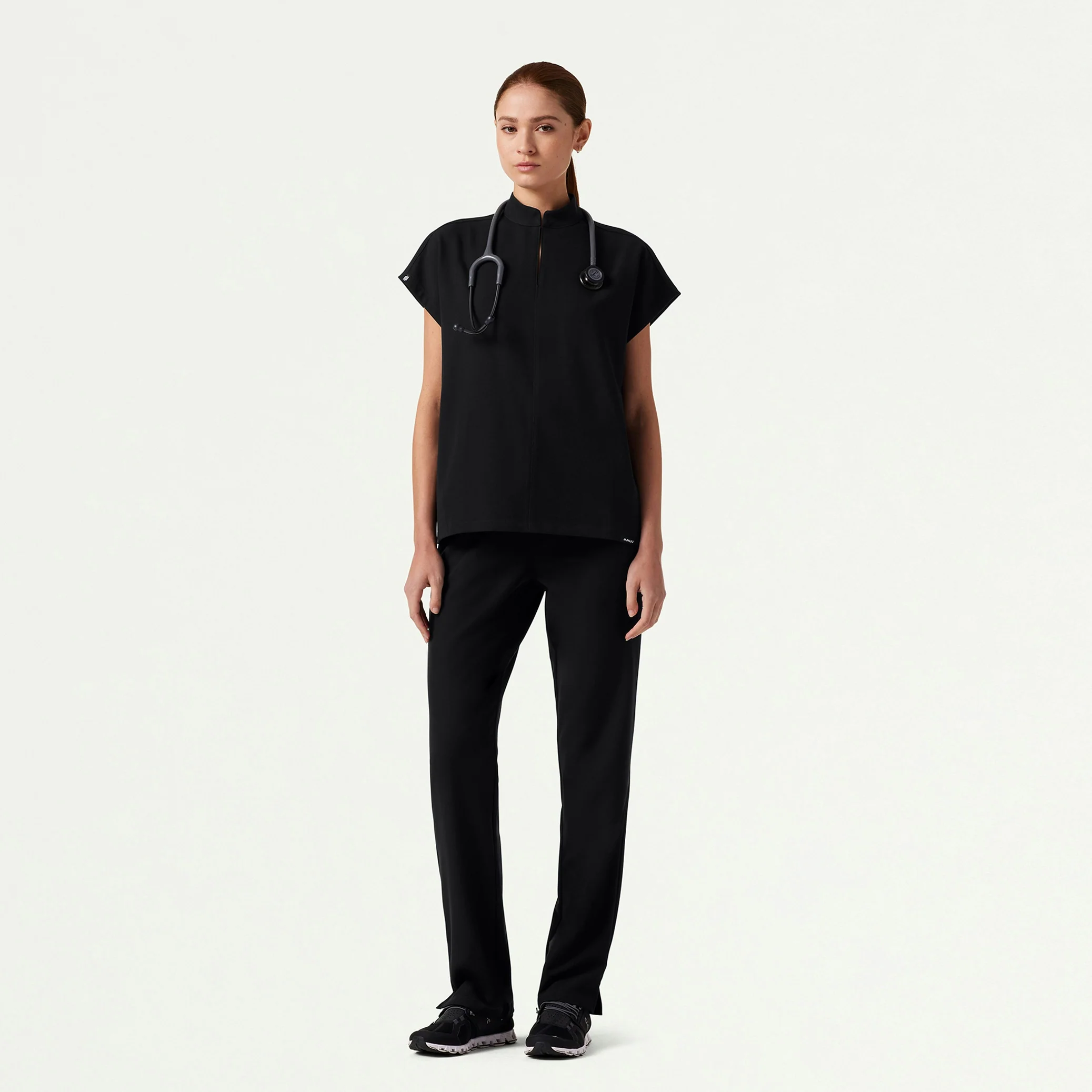Kerr 365 High Waisted Scrub Pant - Black - Image 8