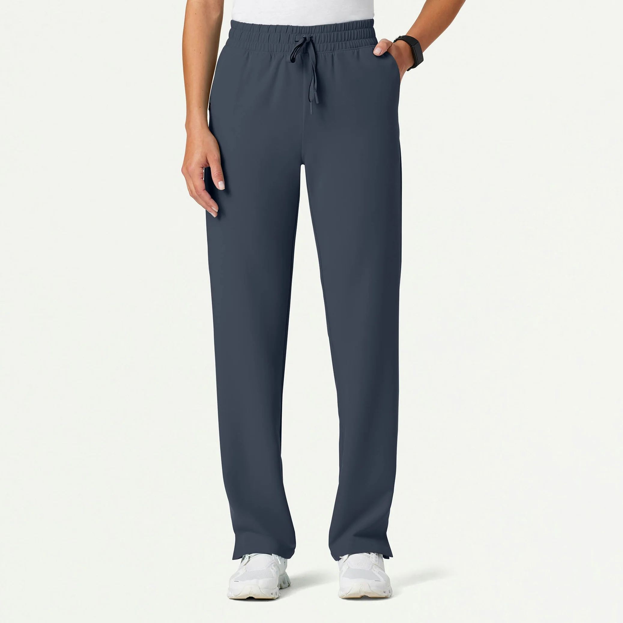Kerr 365 High Waisted Scrub Pant - Carbon Gray