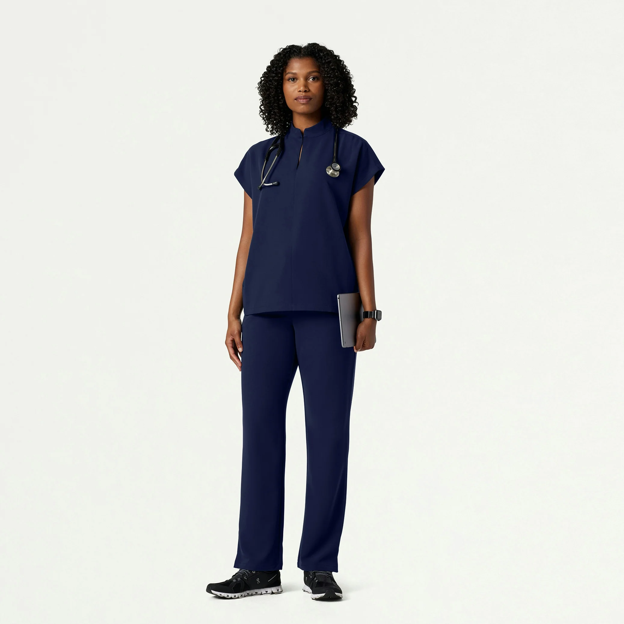 Kerr 365 High Waisted Scrub Pant - Midnight Navy - Image 8