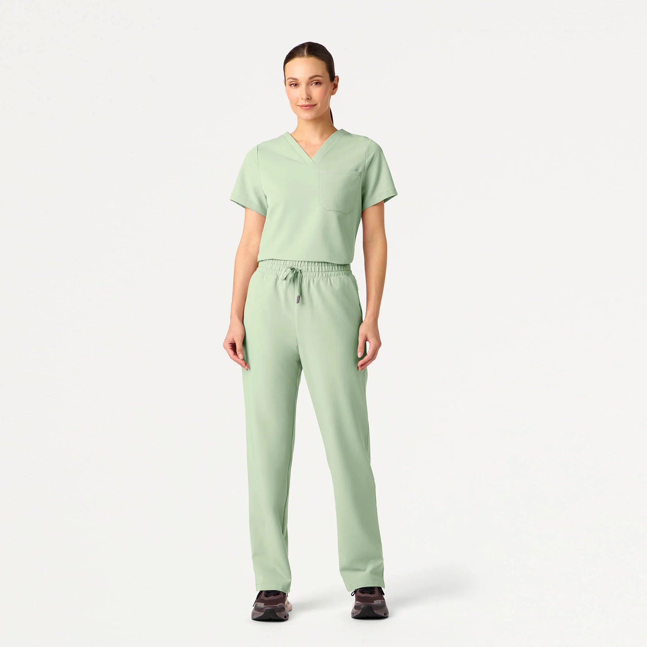 Kerr 365 High Waisted Scrub Pant - Mint - Image 2